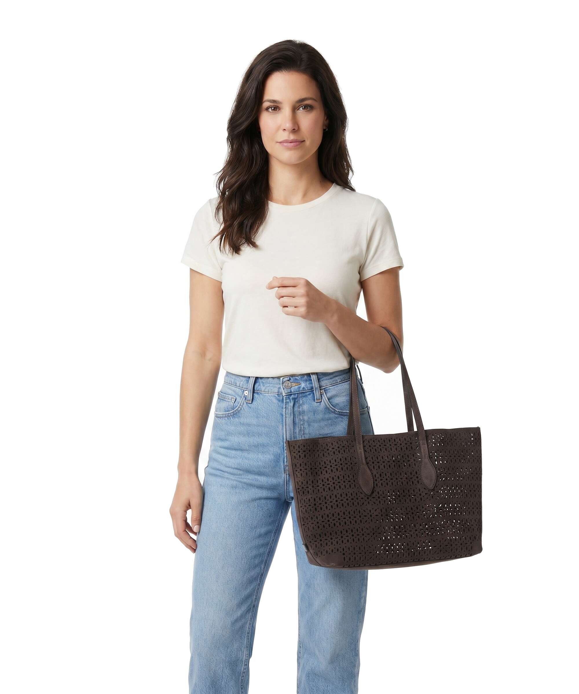 Gianni Chiarini Mashup L Tote bag moka - Image 3