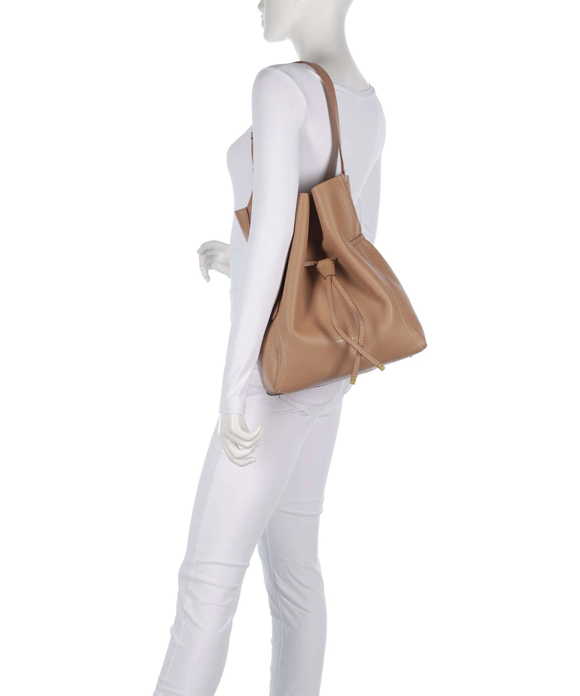 Gianni Chiarini Sienna Bucket bag clay - Image 3