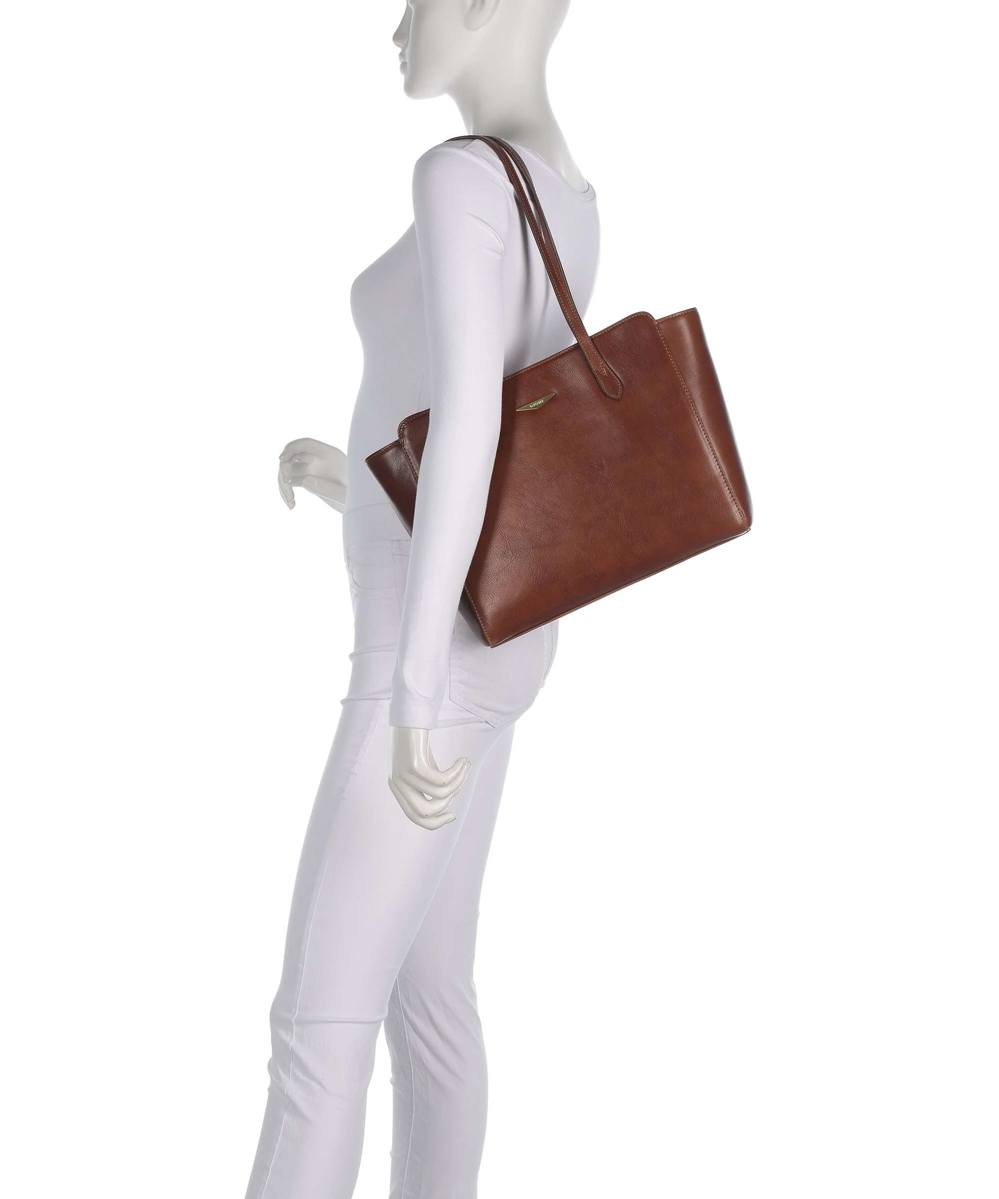 Giudi Classic Tote bag marrone - Image 3