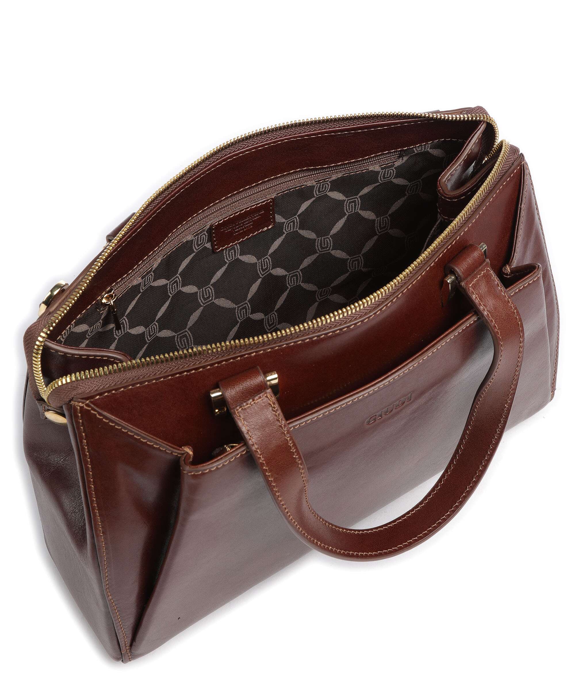 Giudi Crown Handbag brown - Image 6