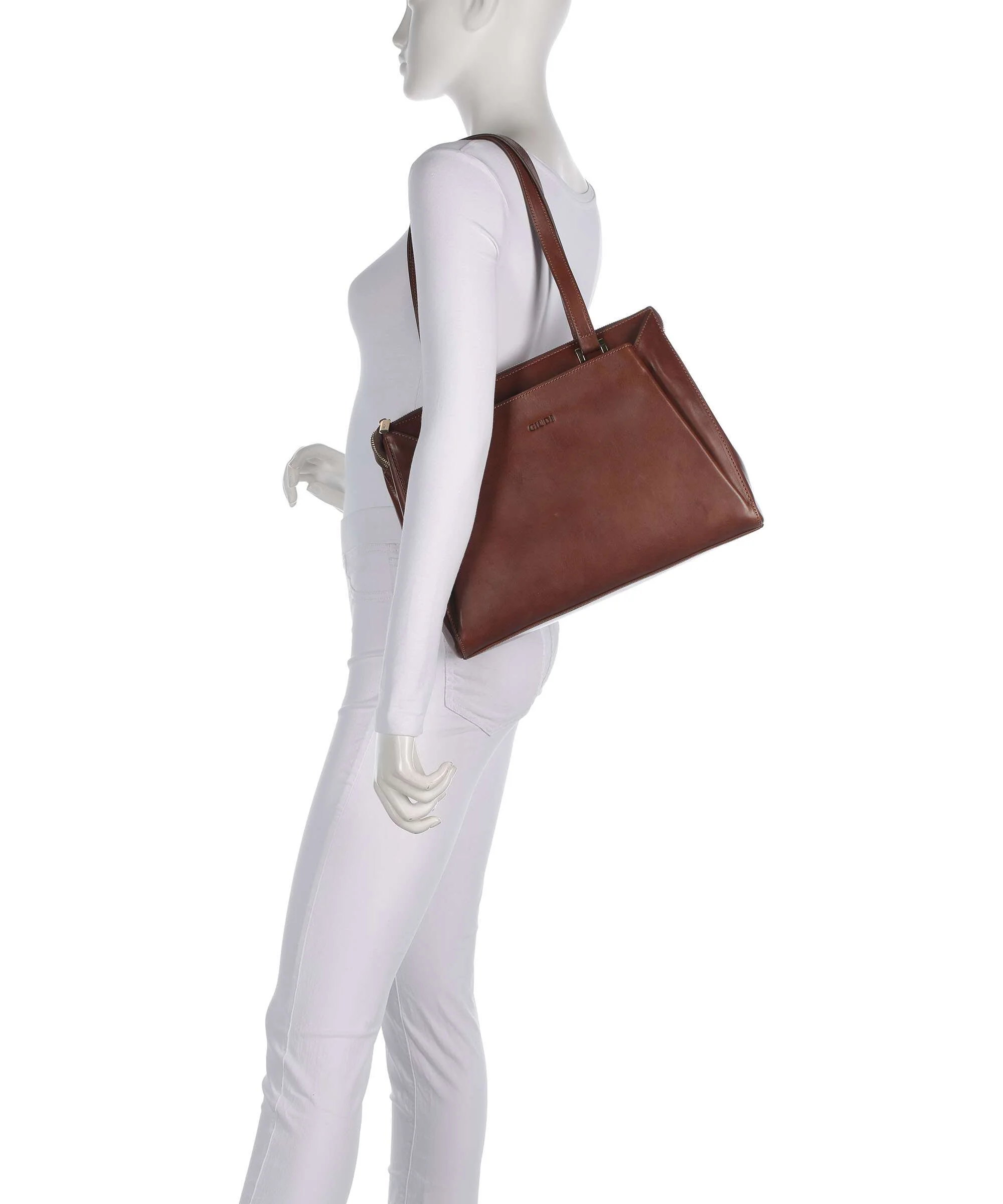 Giudi Crown Tote bag brown - Image 3