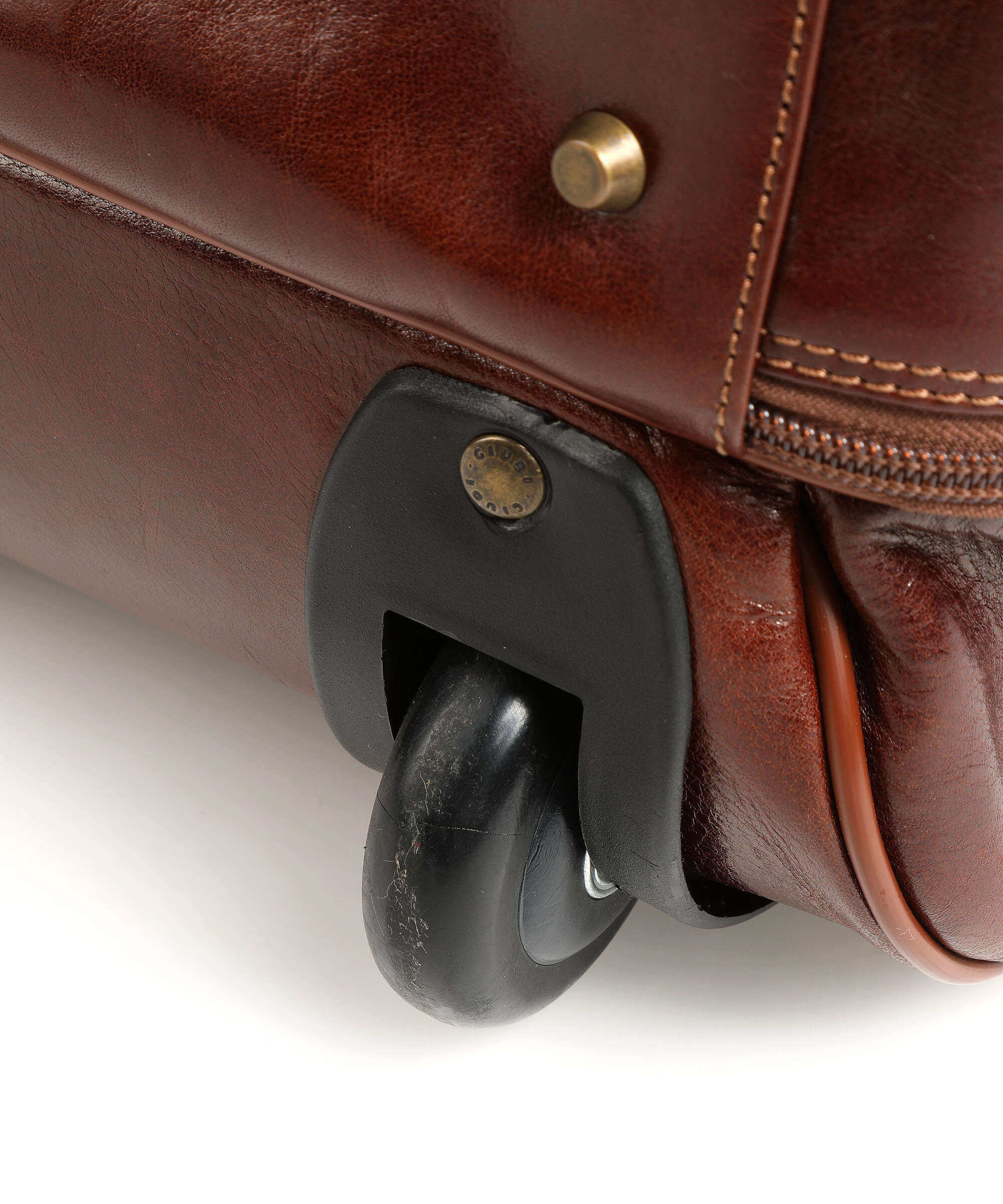 Giudi Travel bag with wheels brown - Image 7