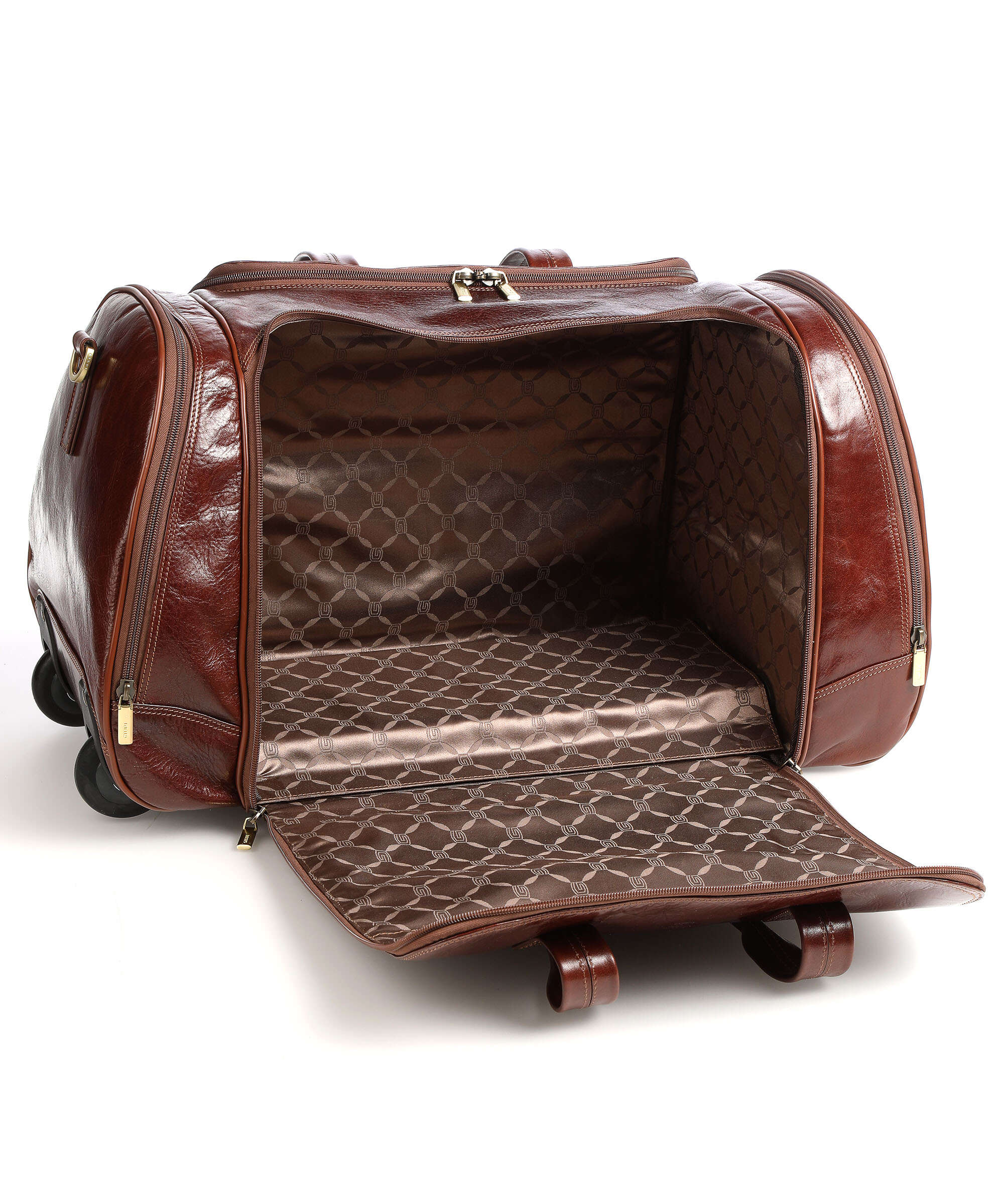 Giudi Travel bag with wheels brown - Image 8