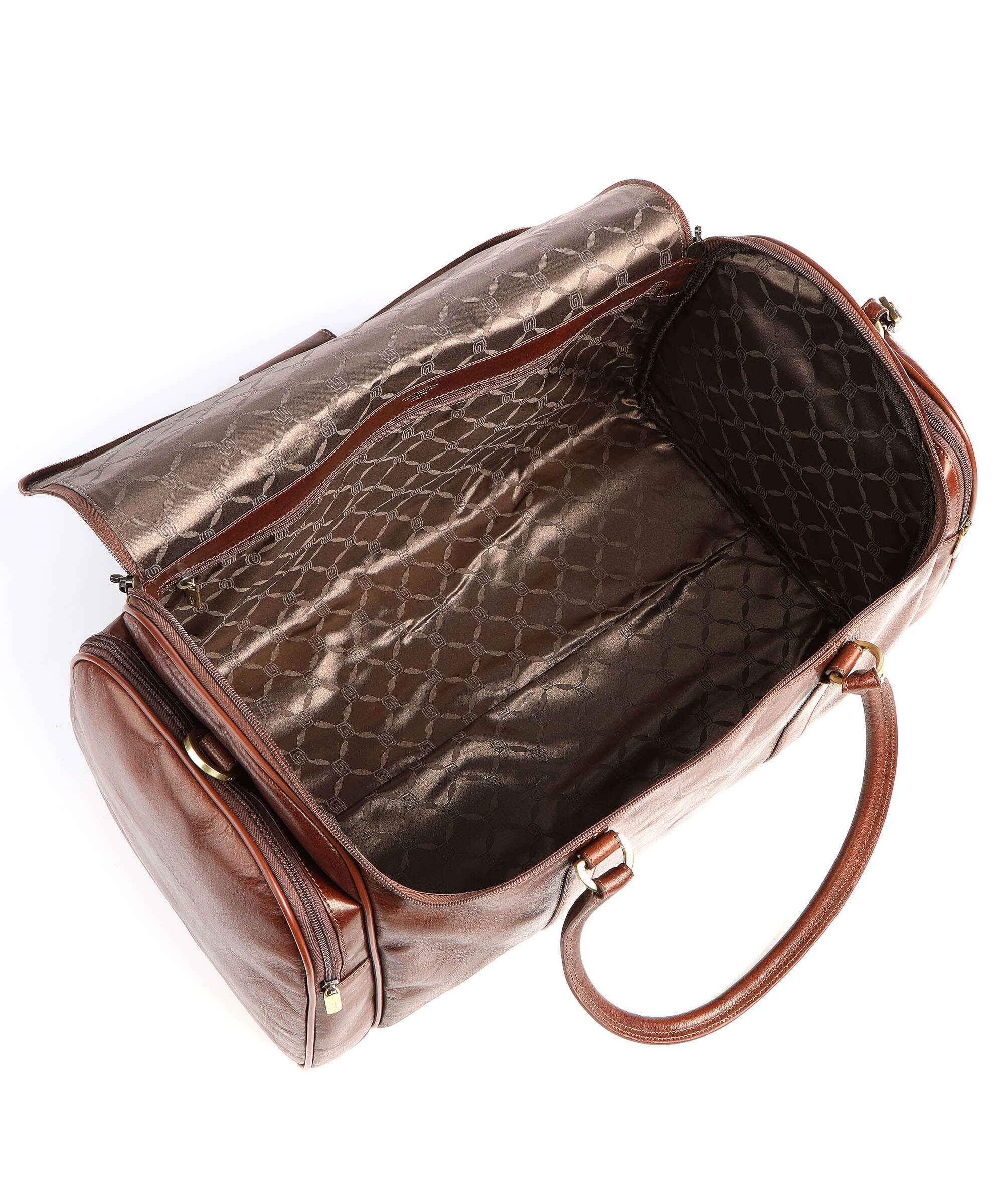 Giudi Weekend bag brown - Image 5