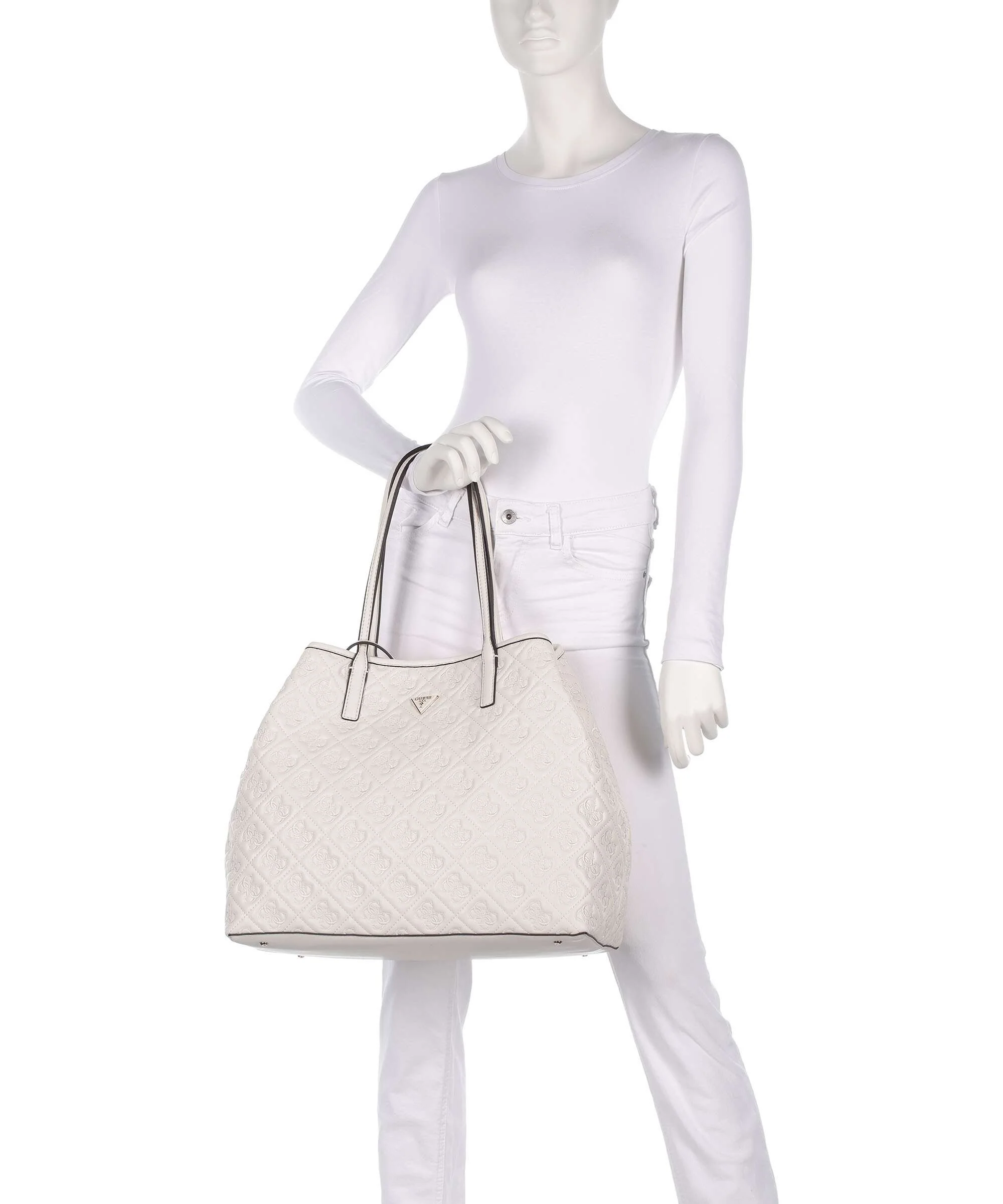 Guess Adelasia Tote bag offwhite - Image 3