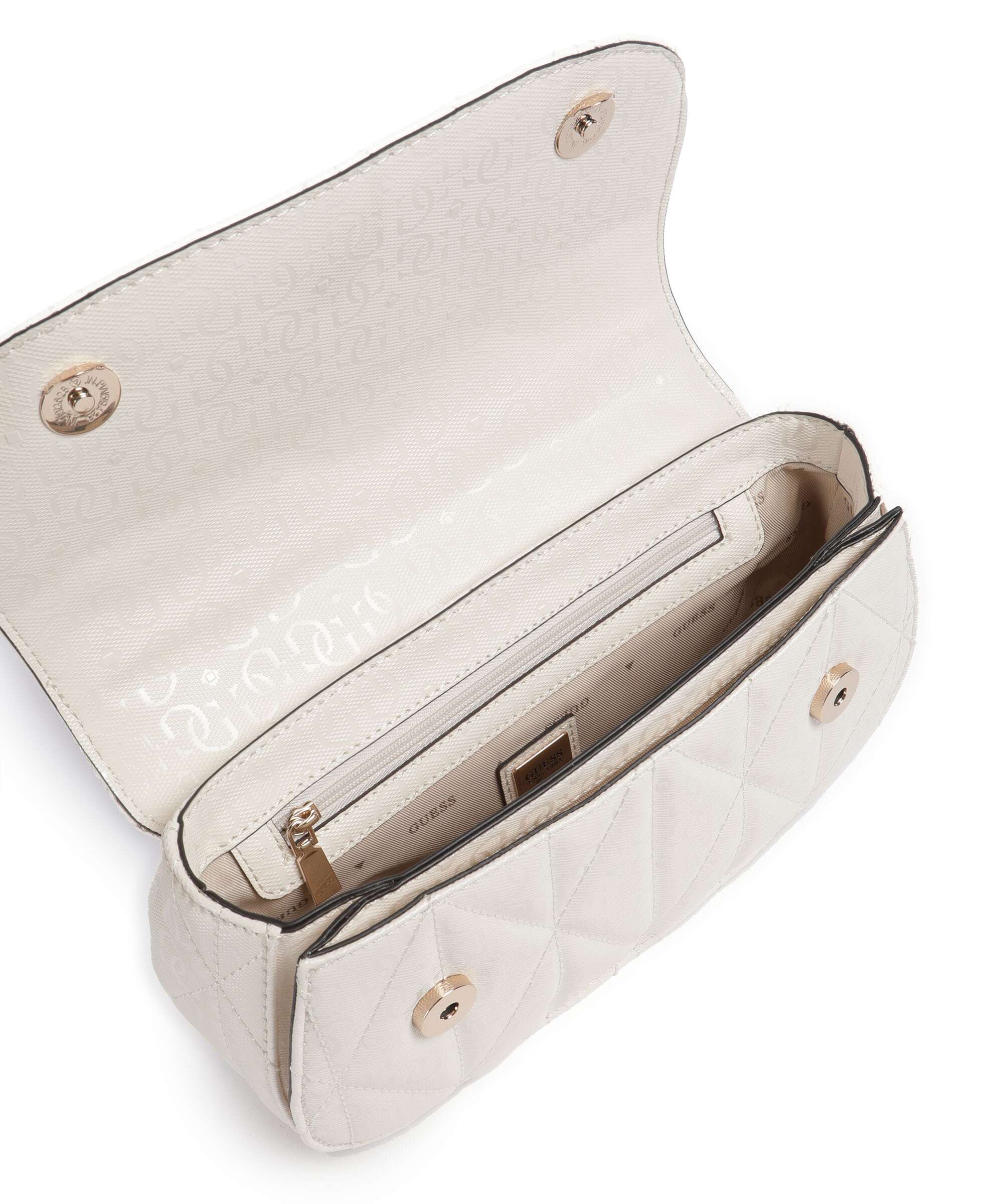 Guess Aldina G-Shine Crossbody bag offwhite - Image 6