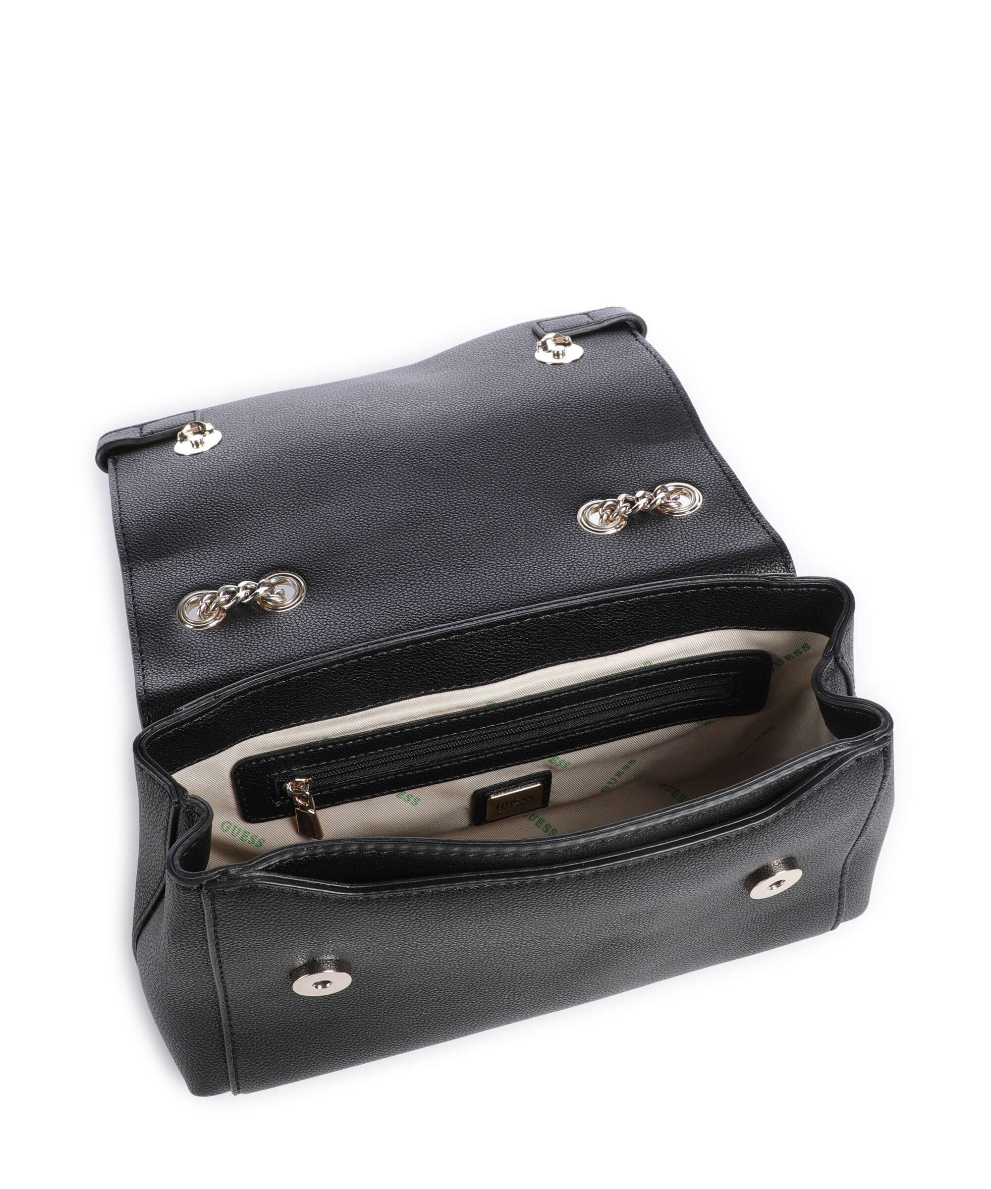 Guess Ali Eco Shoulder bag black - Image 7