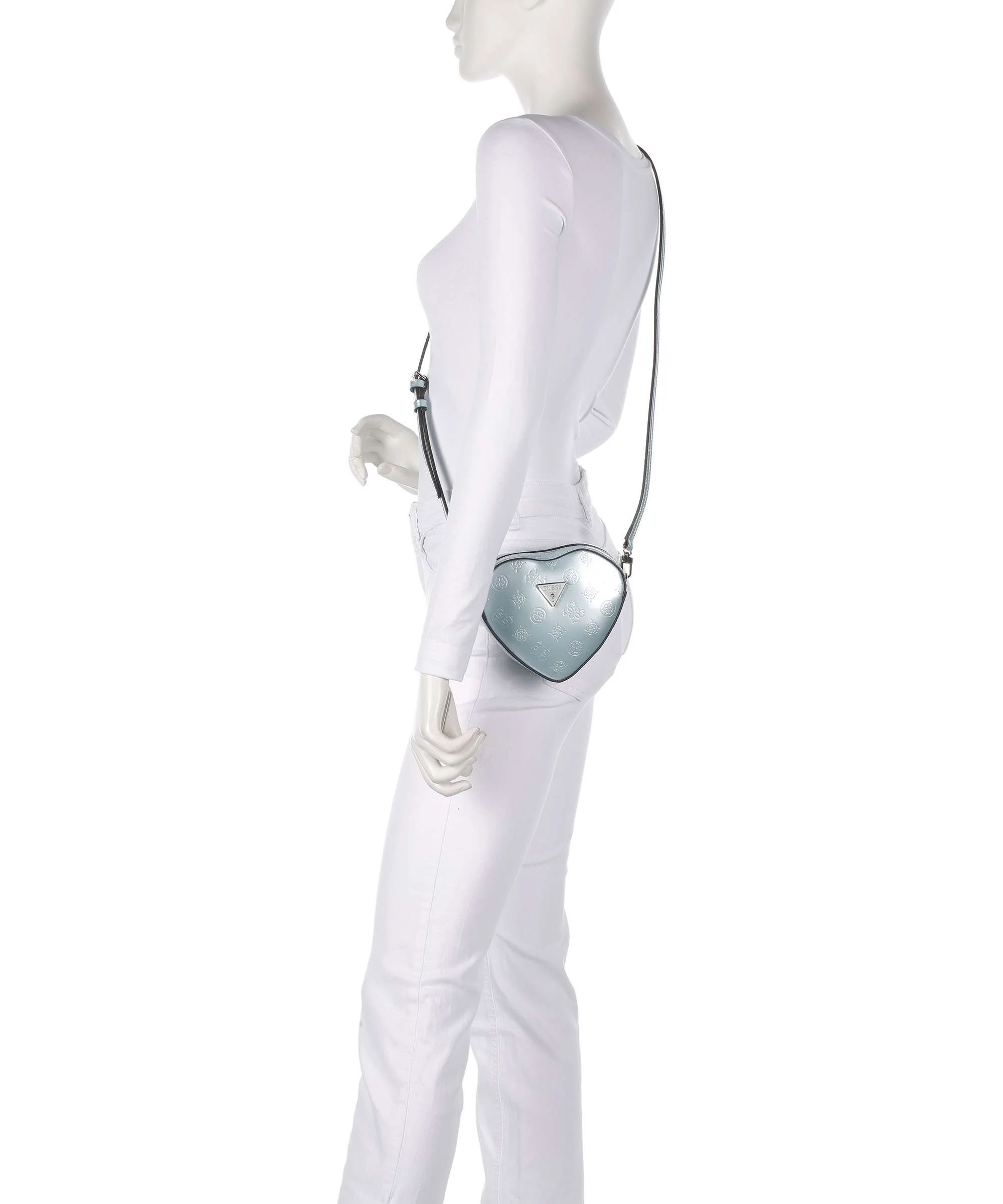 Guess Arnela Crossbody bag powder blue logo - Image 3
