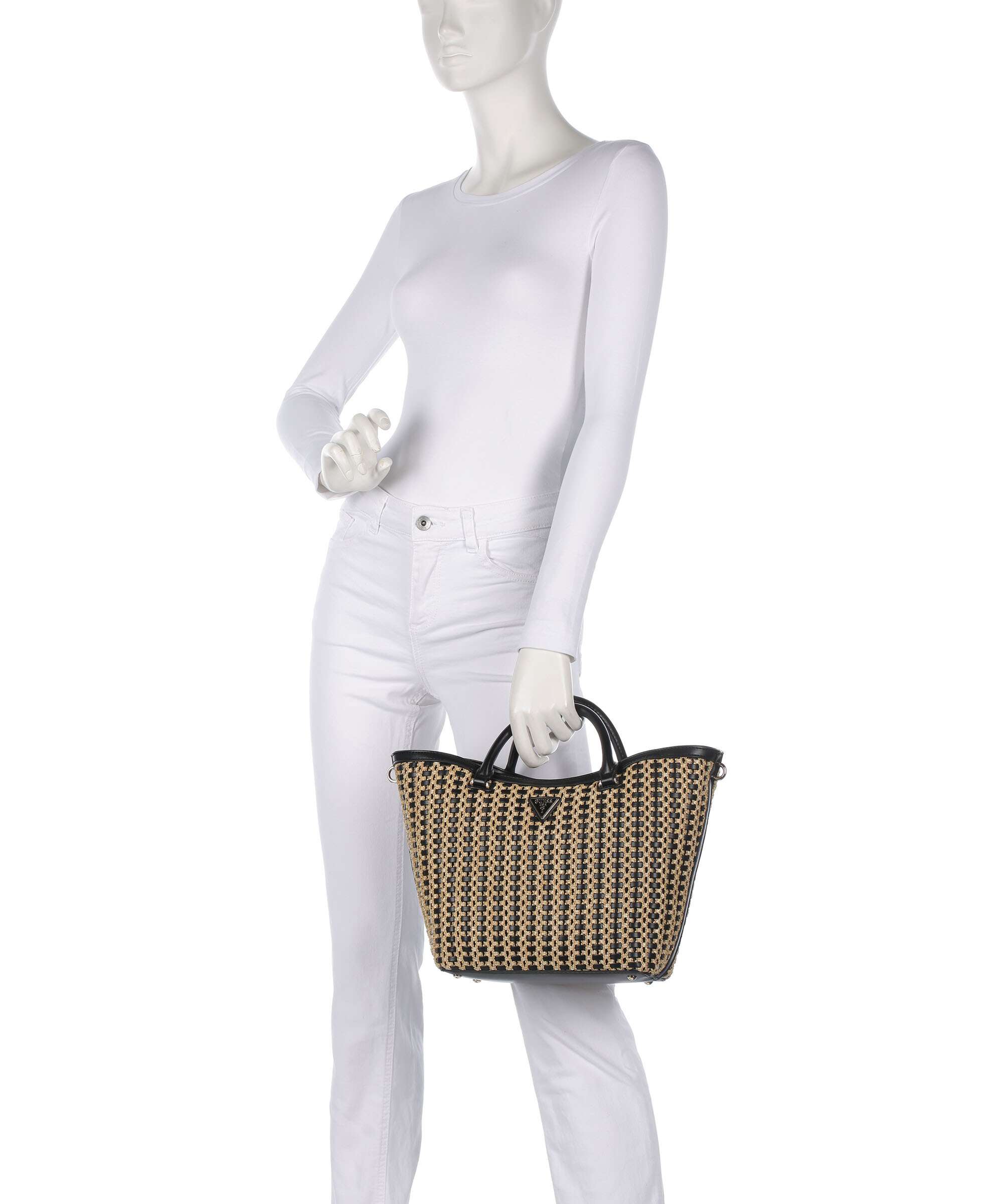 Guess Atalia Handbag natural/black - Image 3
