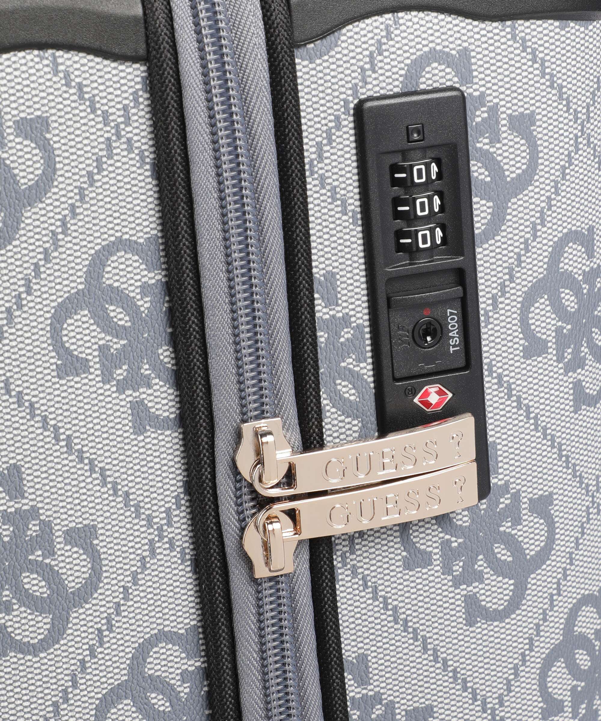 Guess Berta 4G Logo Spinner (4 wheels) slate grey - Image 3