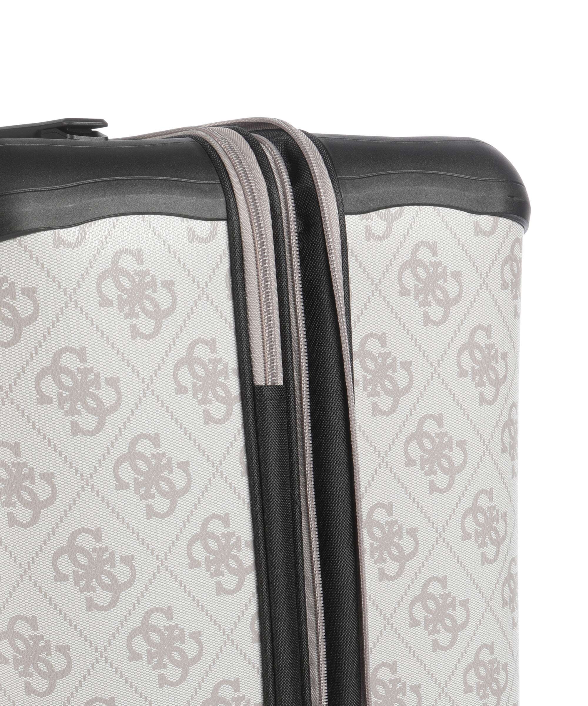 Guess Berta 4G Logo Spinner (4 wheels) dark taupe logo - Image 4