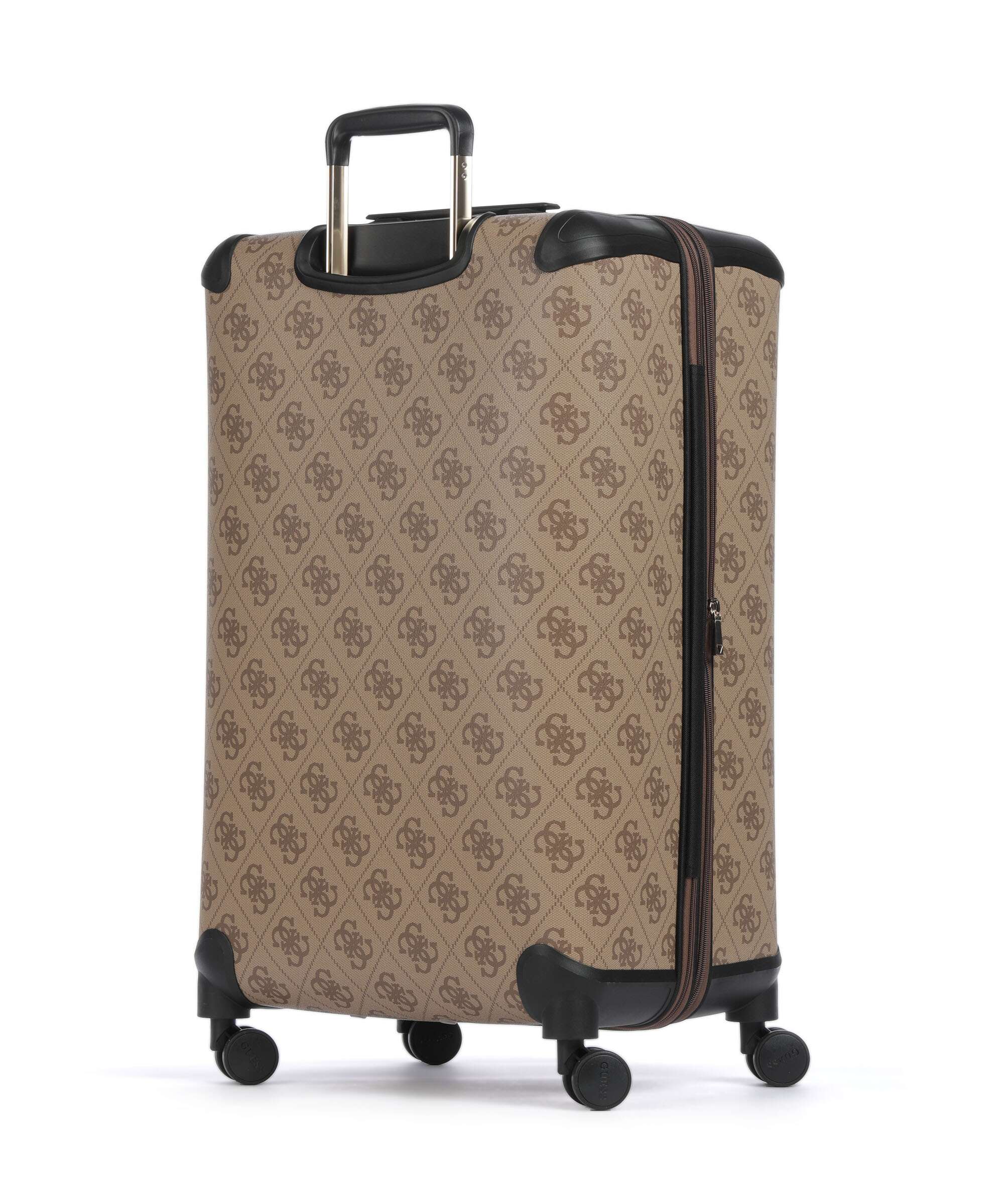 Guess Berta Maxi 4G Spinner (4 wheels) latte logo/brown - Image 2