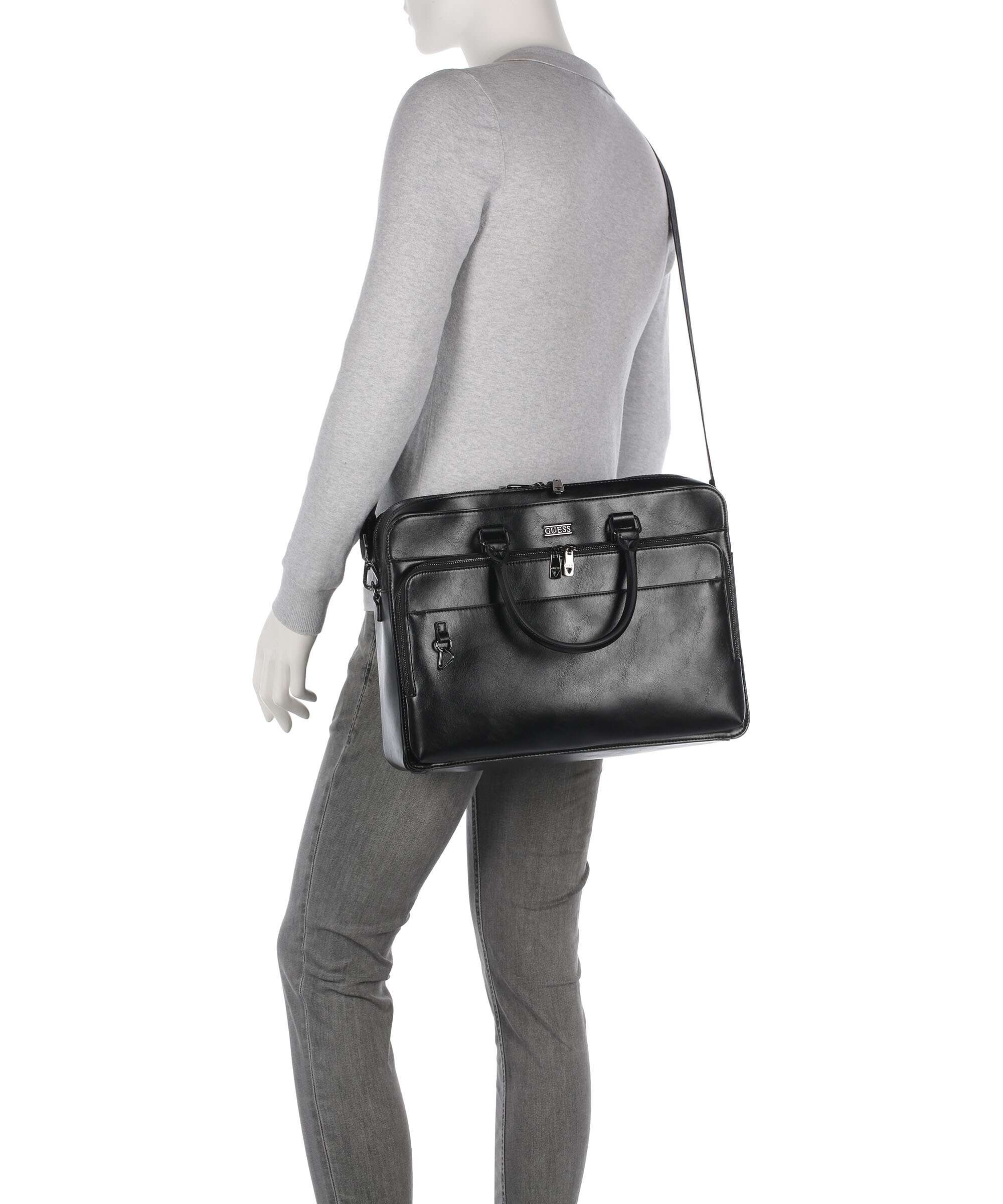 Guess Boston Briefcase black - Image 3