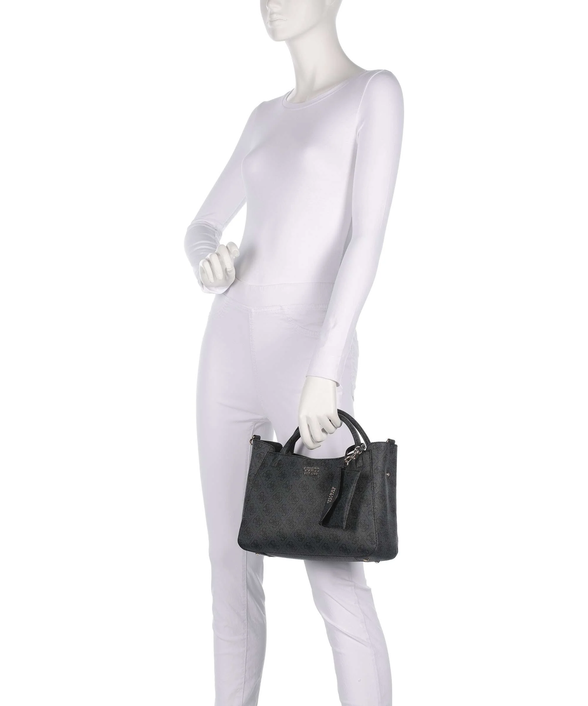 Guess Brenton Handbag coal logo - Image 3