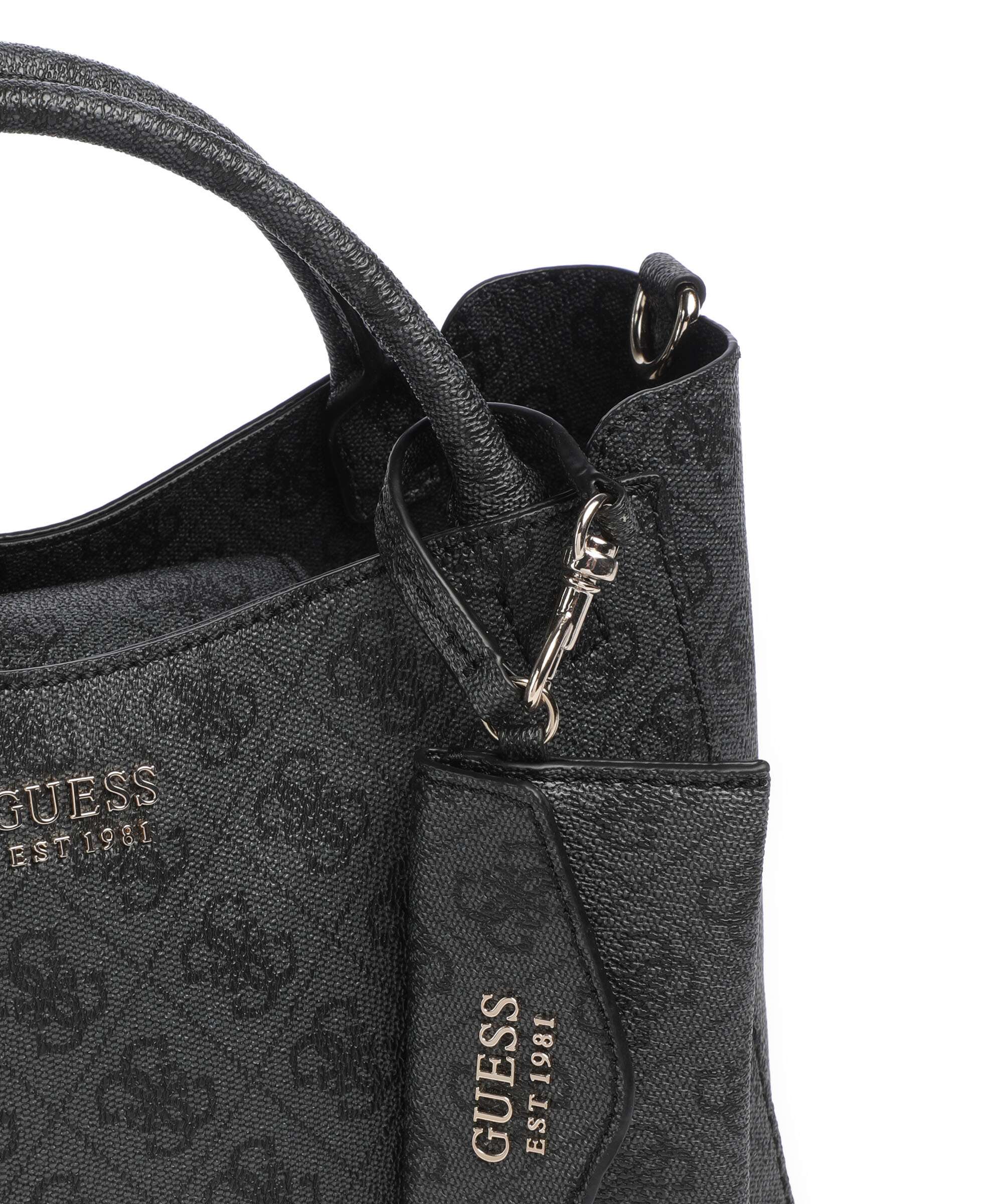 Guess Brenton Handbag coal logo - Image 4