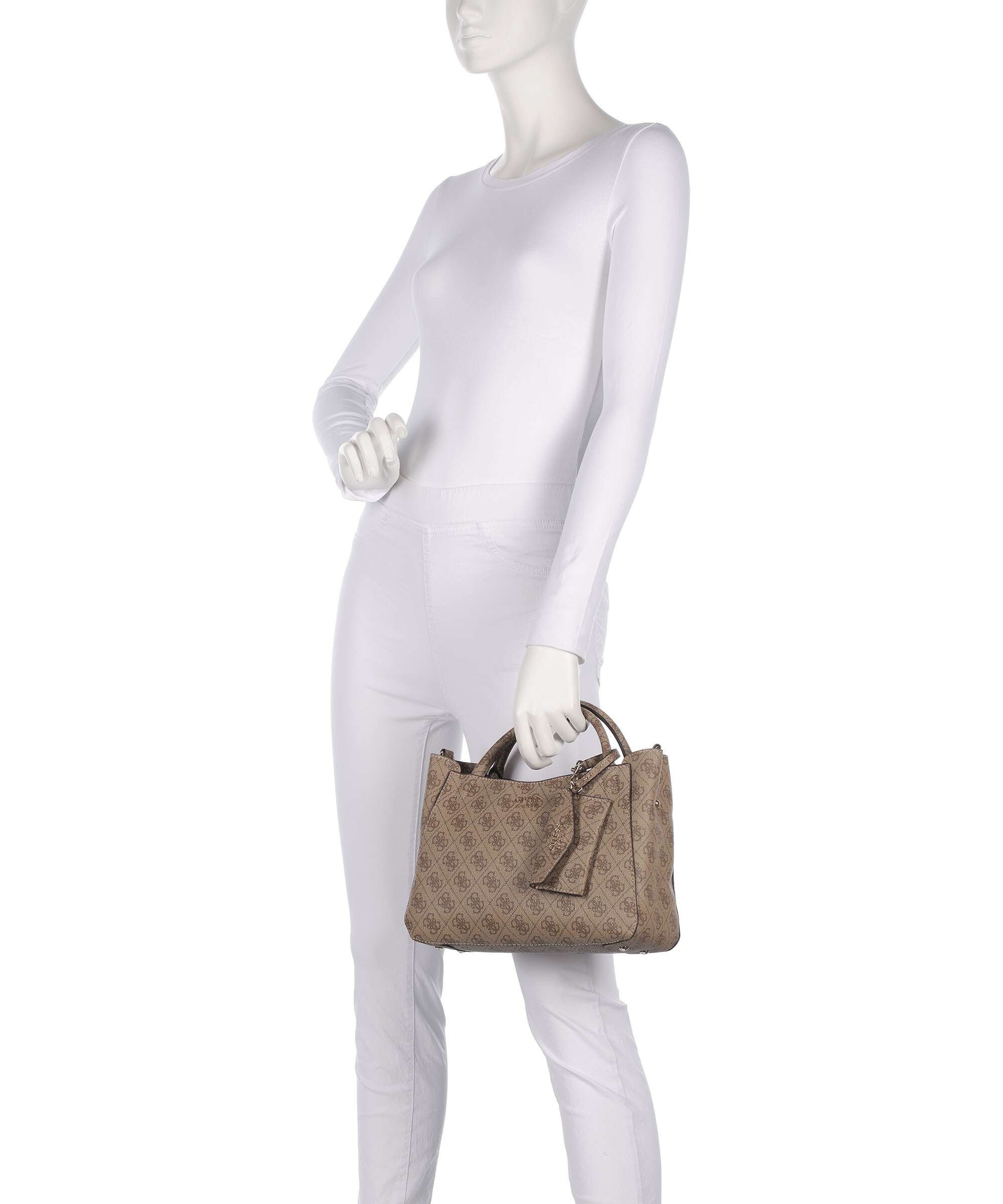 Guess Brenton Handbag latte logo - Image 3
