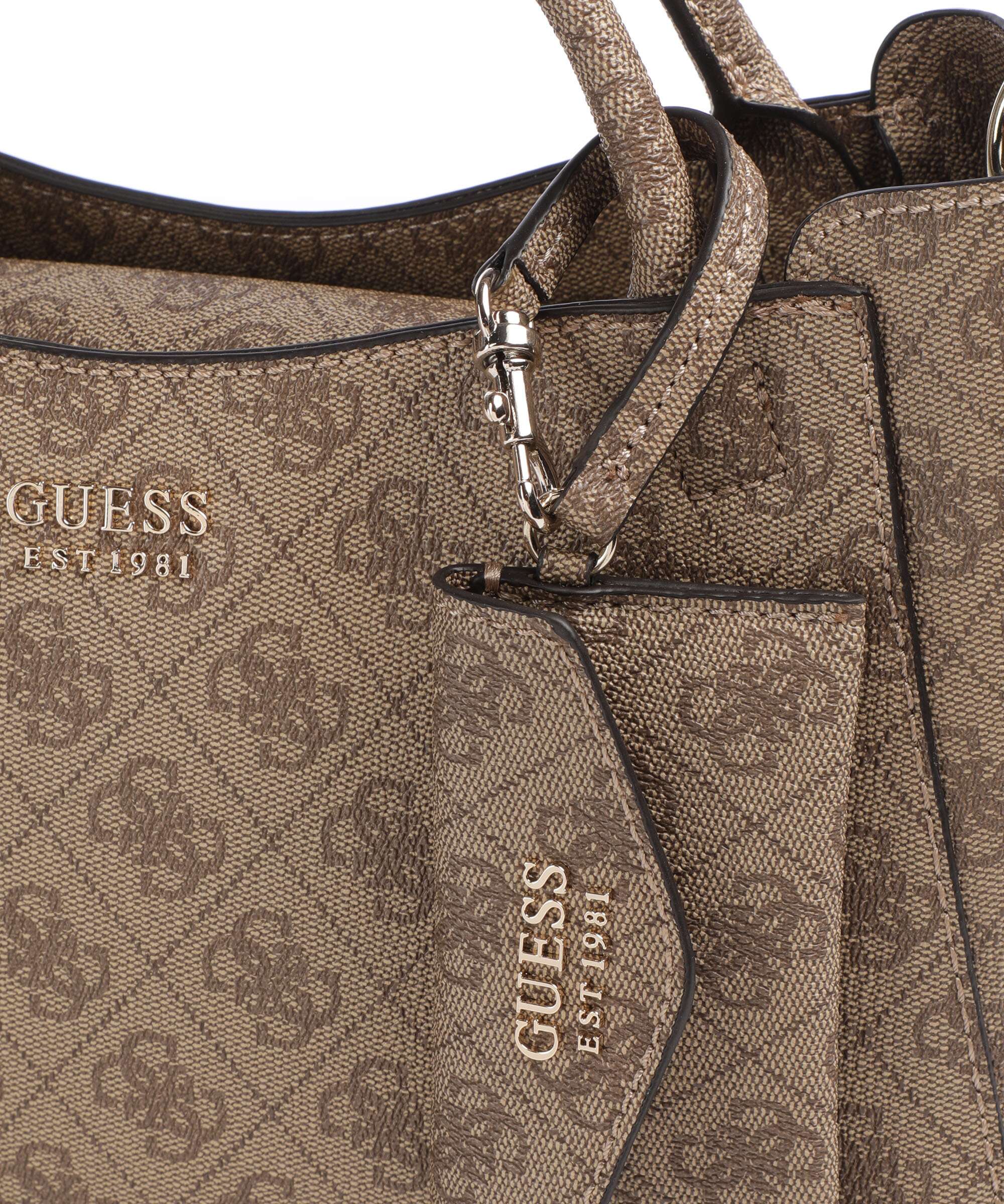Guess Brenton Handbag latte logo - Image 4