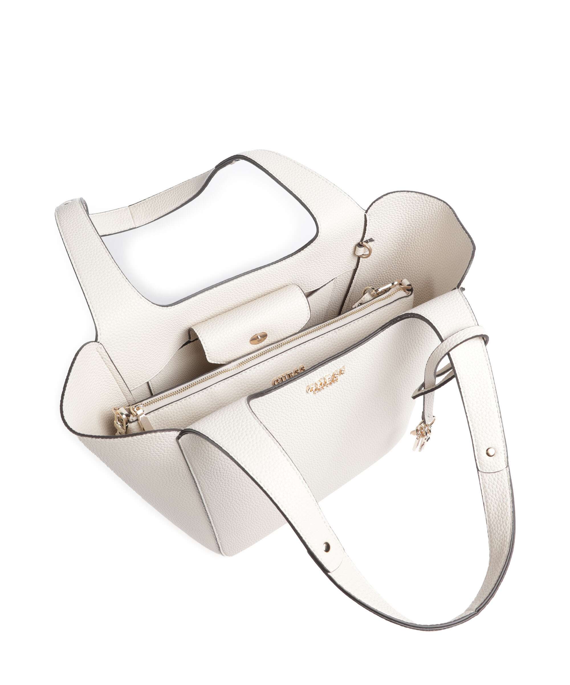 Guess Calista Tote bag bone - Image 6