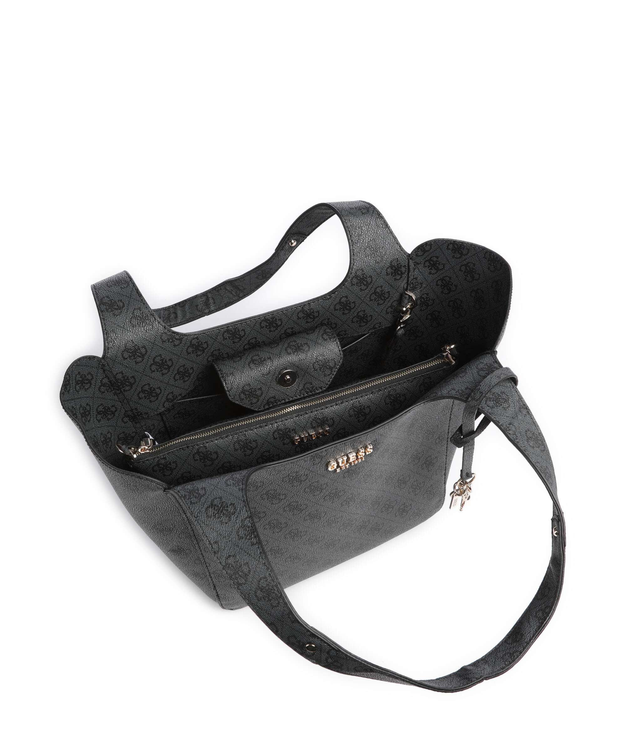 Guess Calista Tote bag coal logo - Image 6