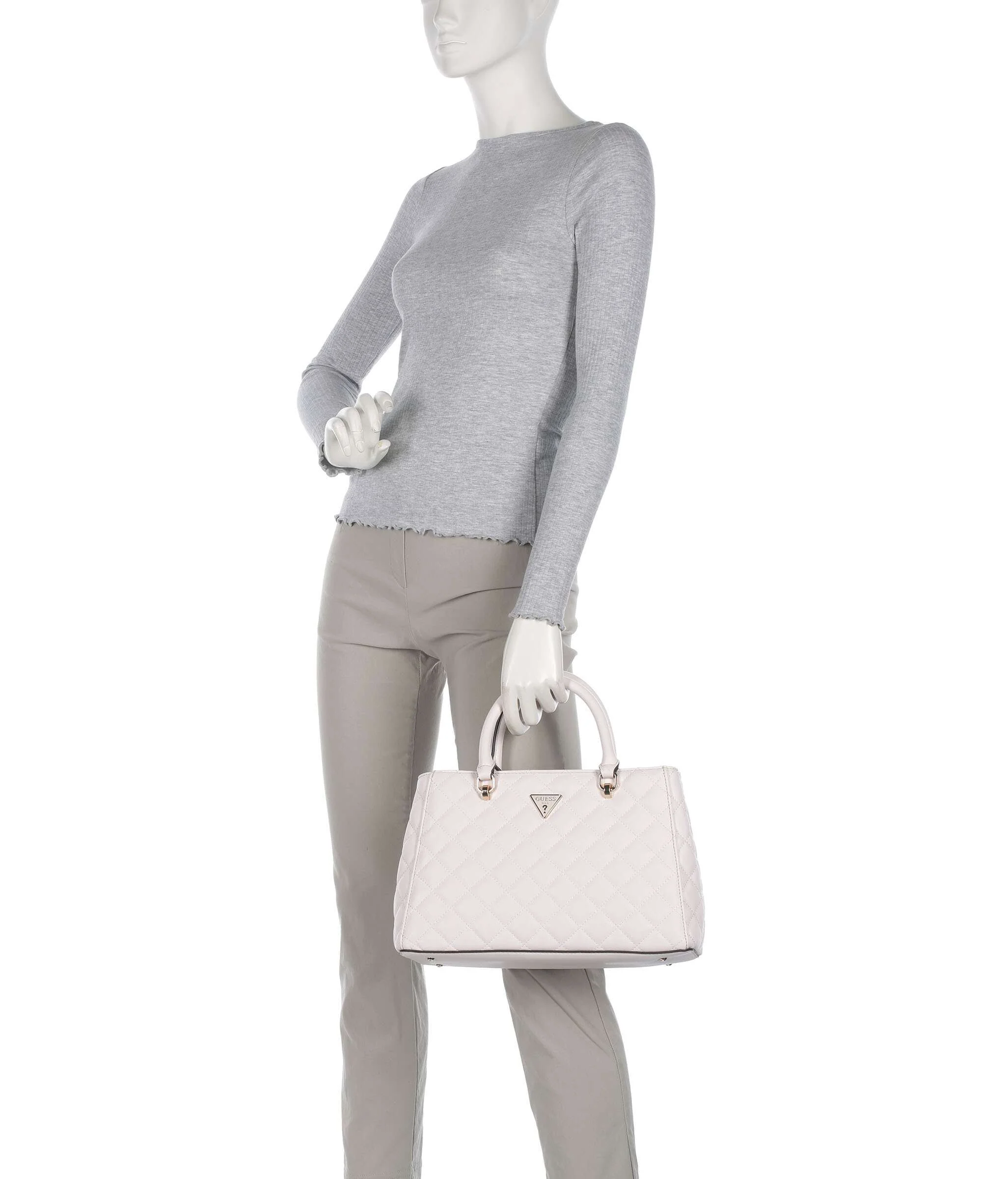 Guess Carly Eco Handbag stone - Image 3