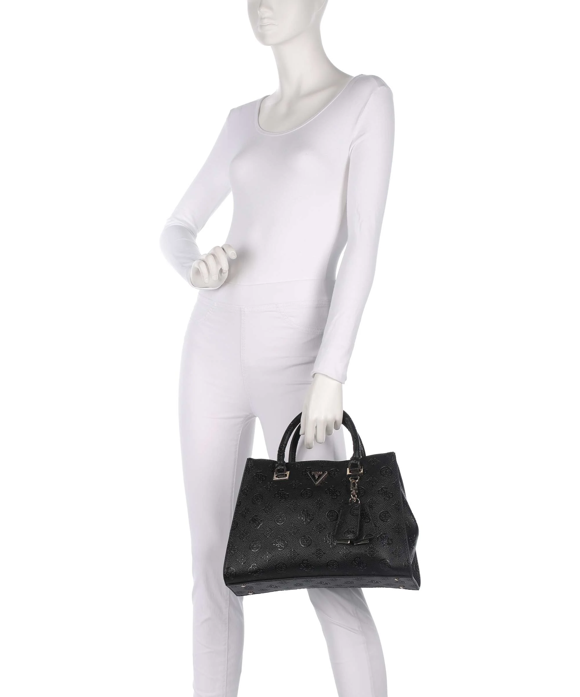 Guess Cresidia Handbag black logo - Image 3
