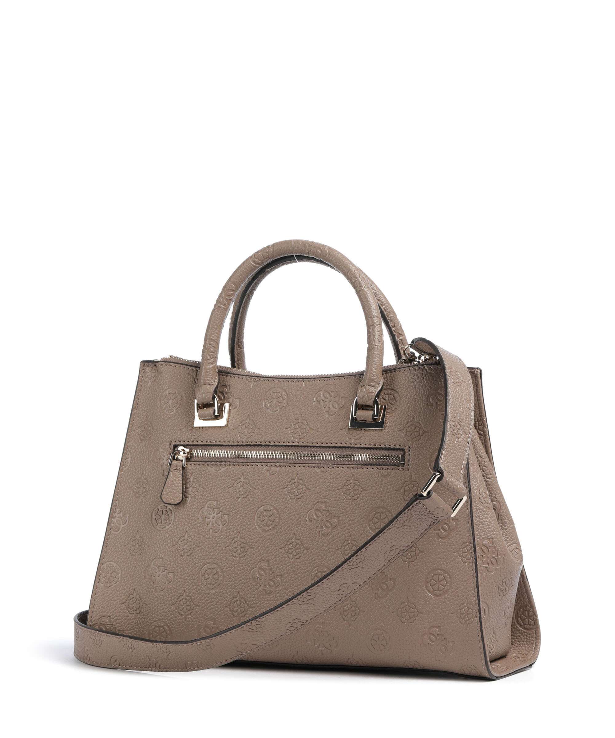 Guess Cresidia Handbag dark taupe logo - Image 2