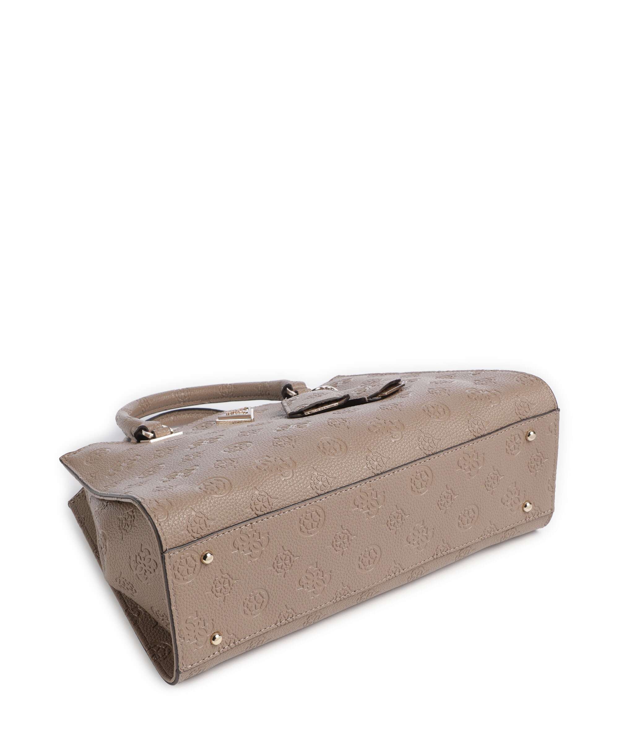Guess Cresidia Handbag dark taupe logo - Image 5