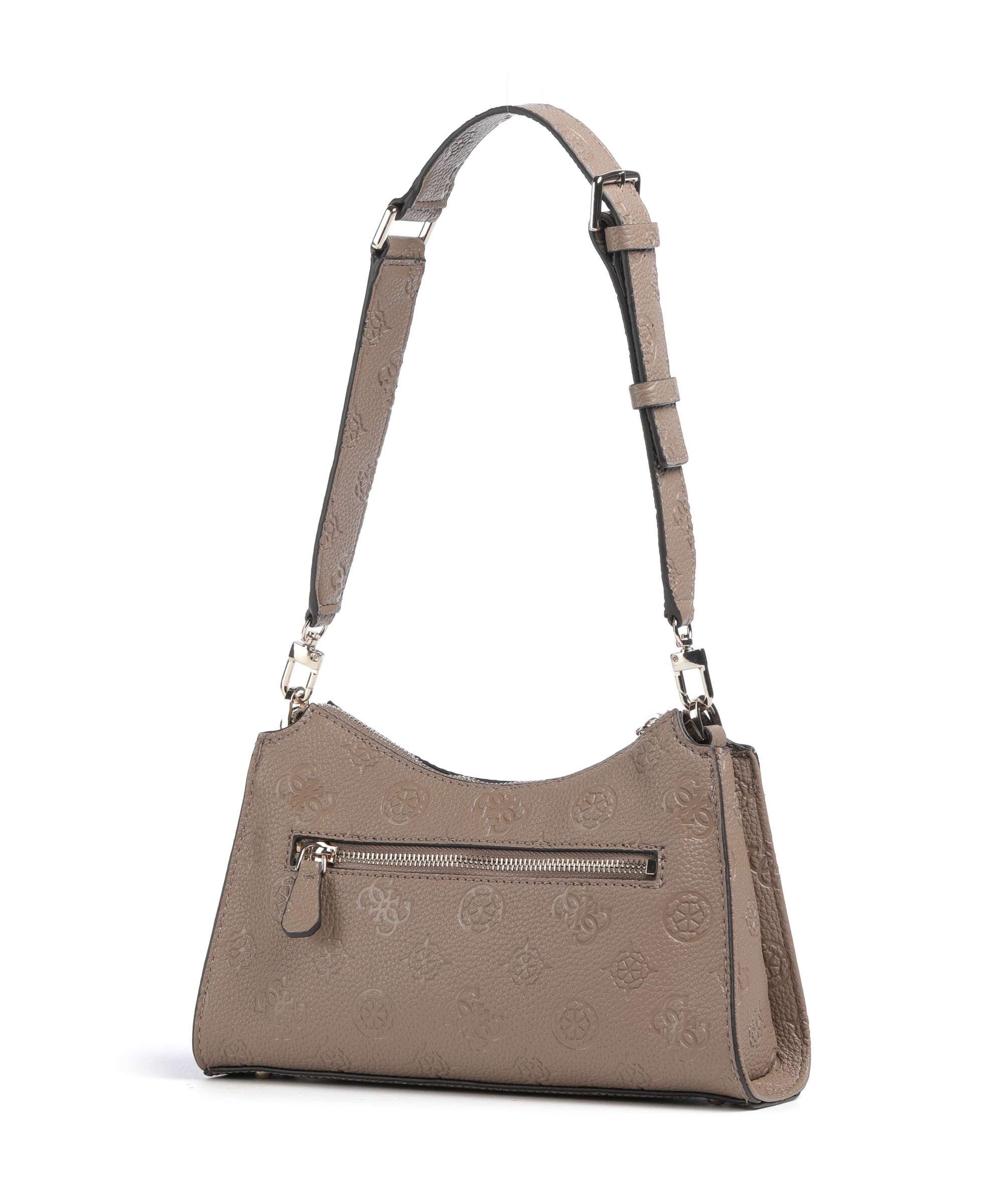 Guess Cresidia Shoulder bag dark taupe logo - Image 2