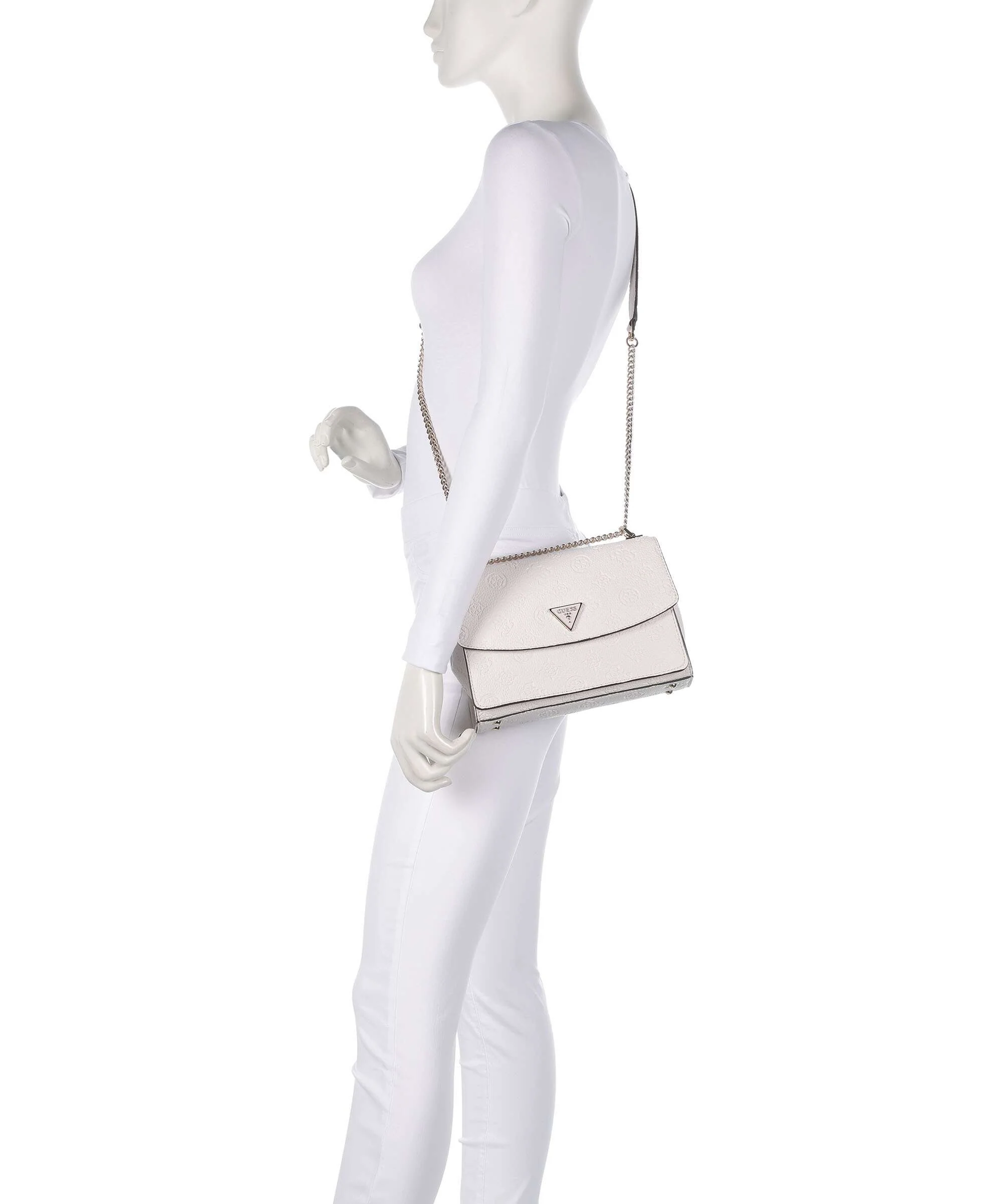 Guess Cresidia Shoulder bag offwhite - Image 3