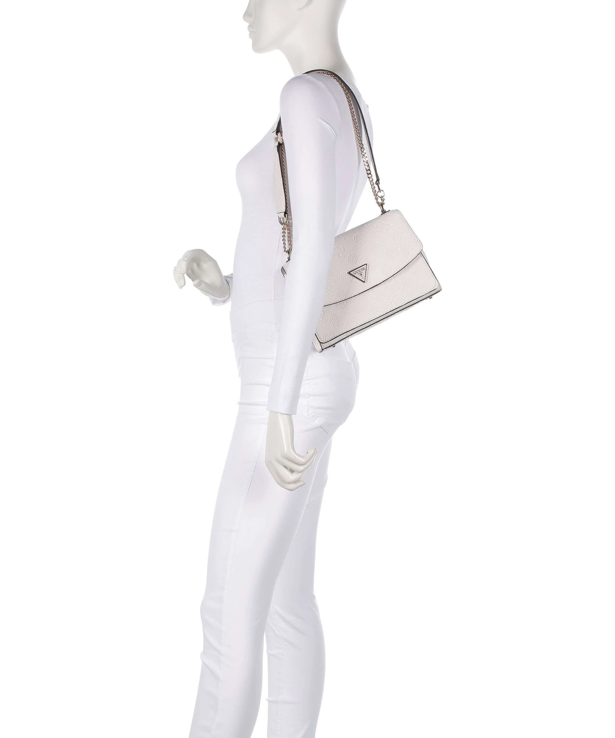 Guess Cresidia Shoulder bag offwhite - Image 4