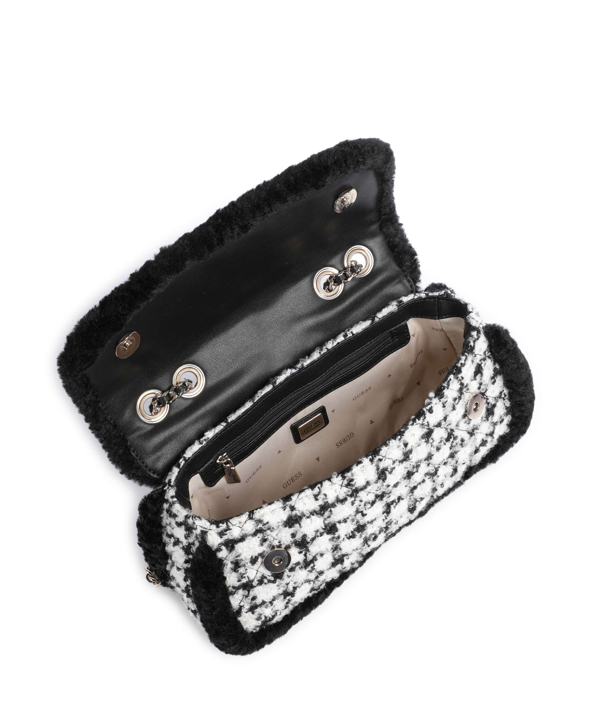 Guess Cristi Shoulder bag black multicolour - Image 6