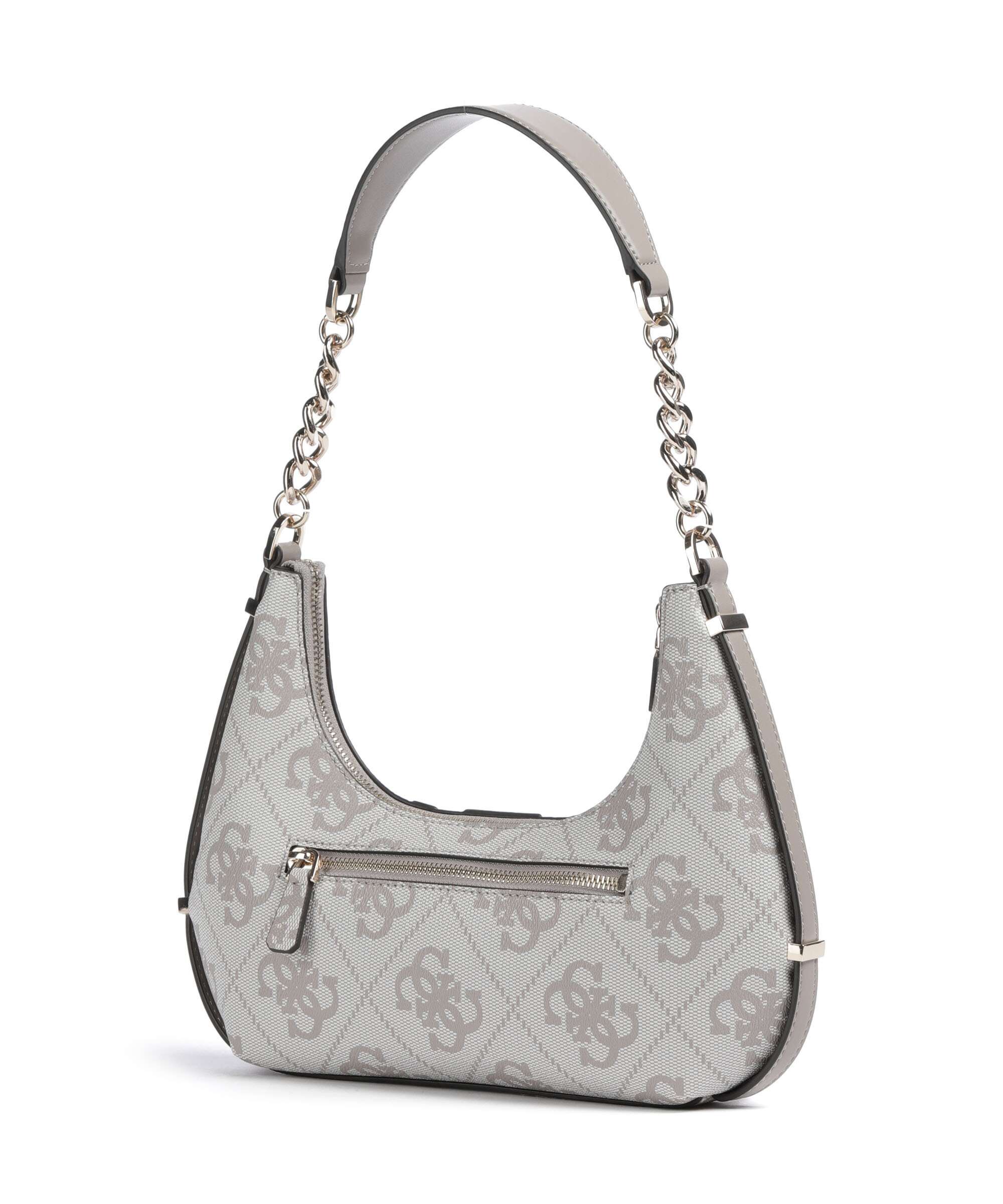 Guess Erenia Shoulder bag dark taupe logo - Image 2