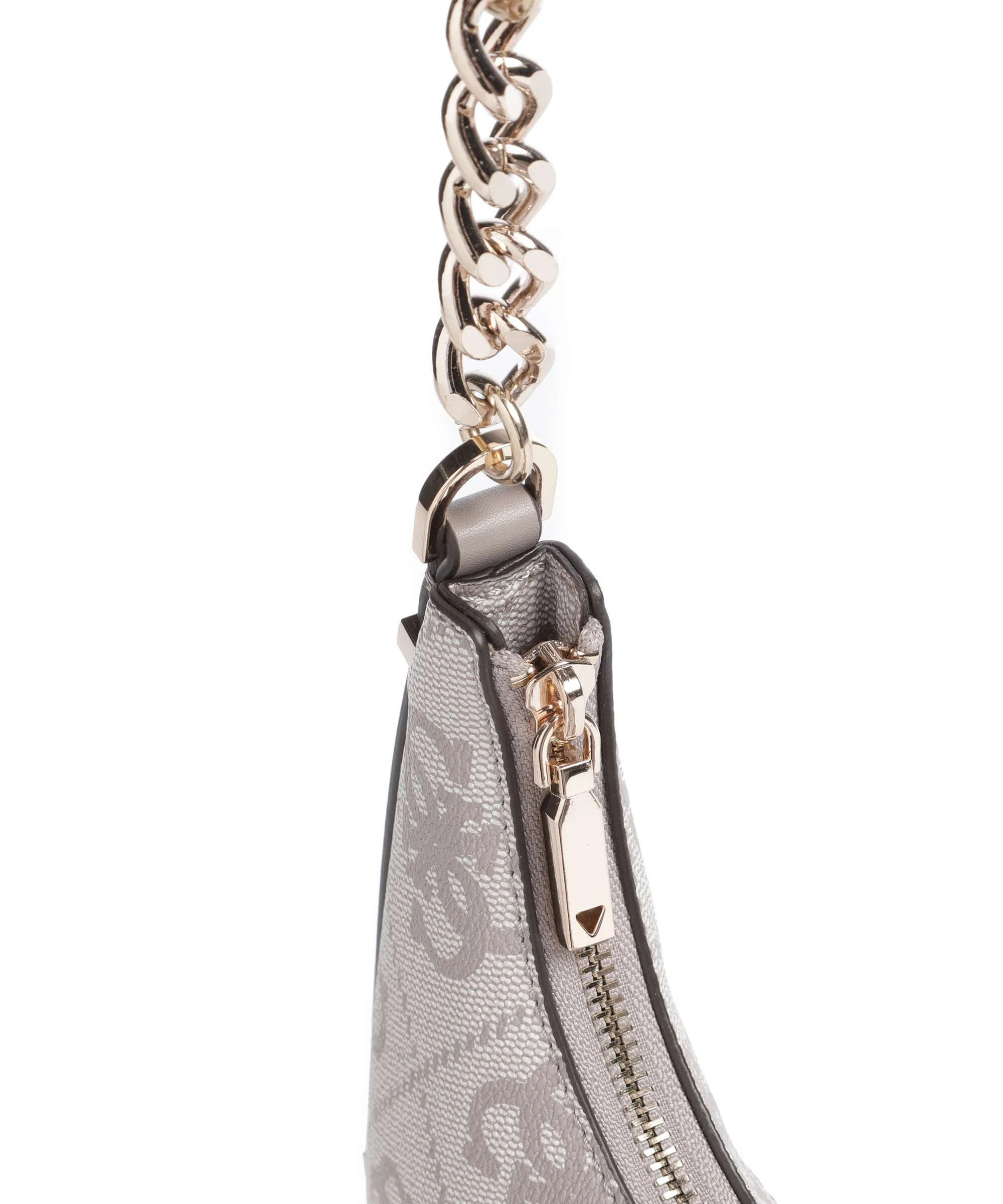 Guess Erenia Shoulder bag dark taupe logo - Image 4
