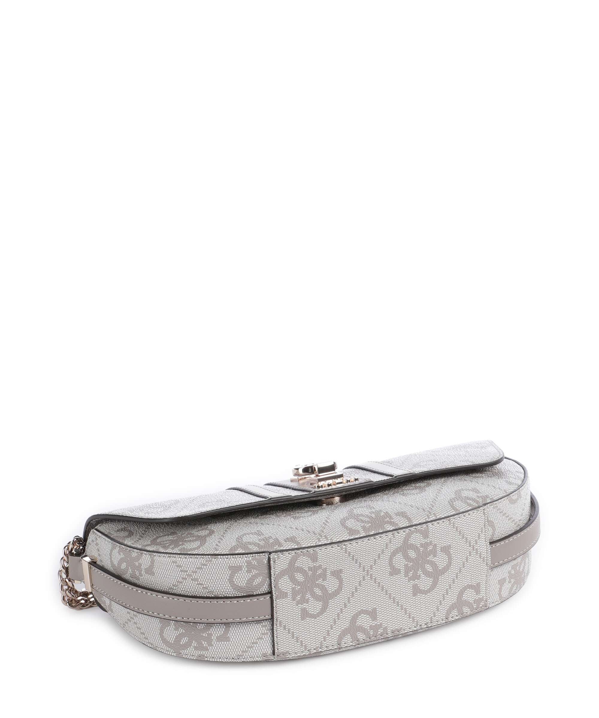 Guess Erenia Shoulder bag dark taupe logo - Image 5