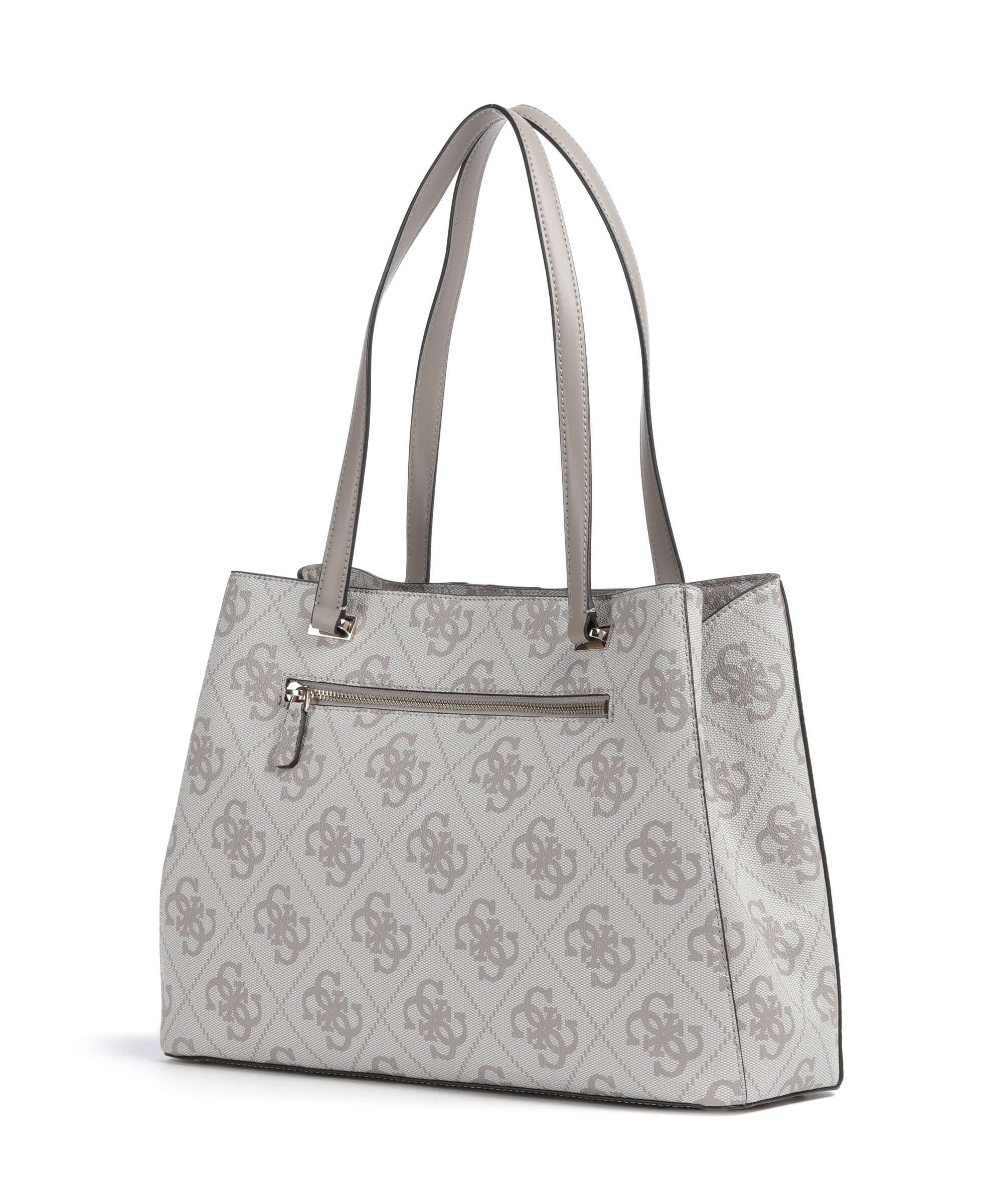 Guess Erenia Tote bag dark taupe logo - Image 2