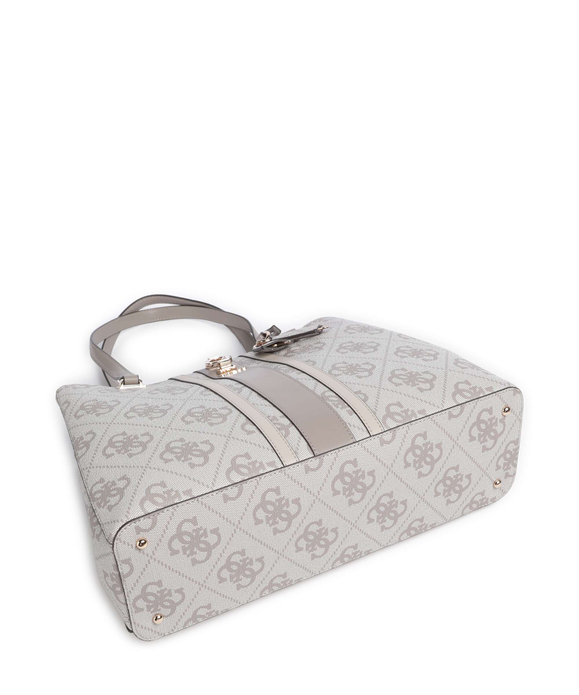 Guess Erenia Tote bag dark taupe logo - Image 5