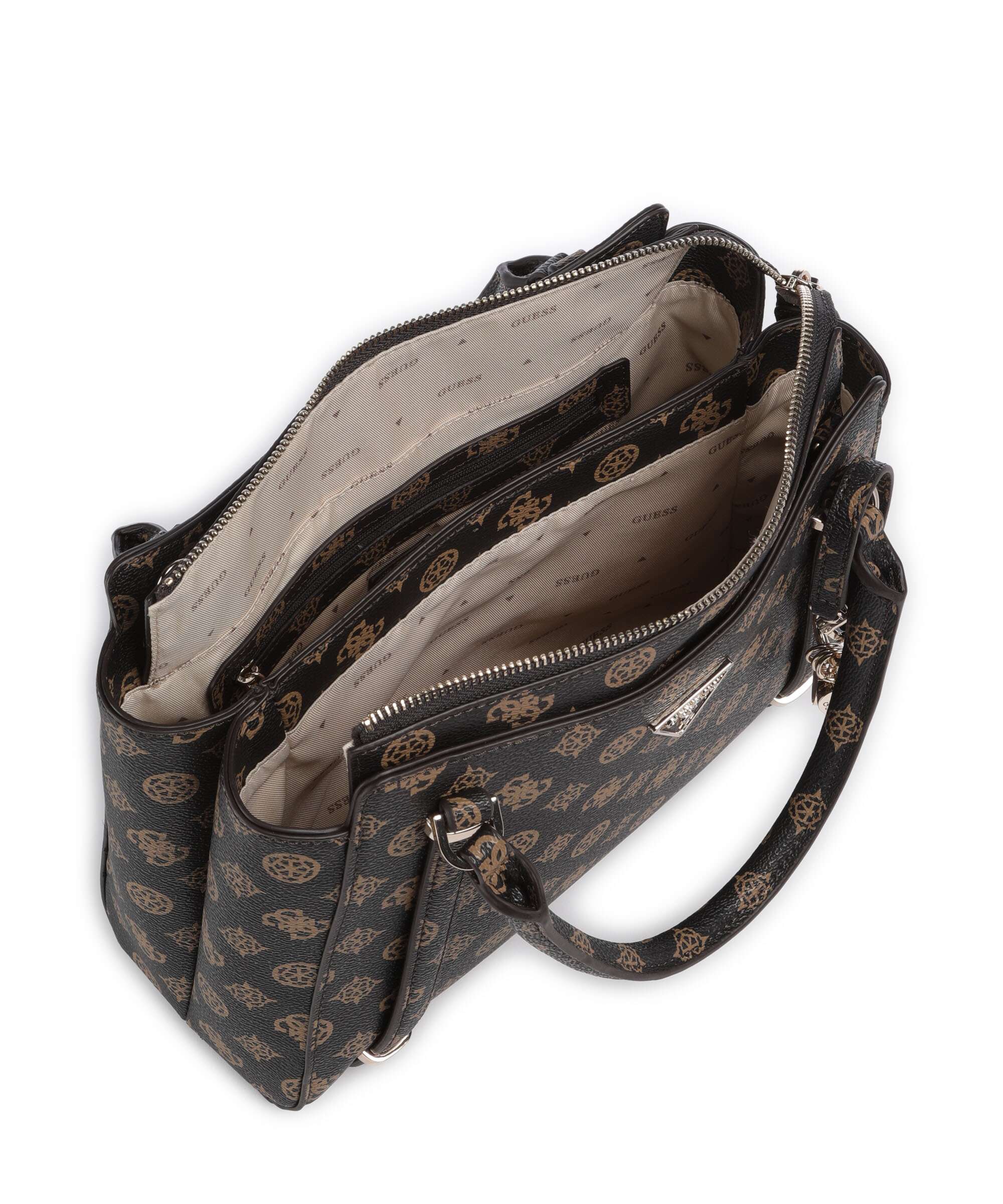 Guess Erica Eco Handbag mocha logo - Image 6