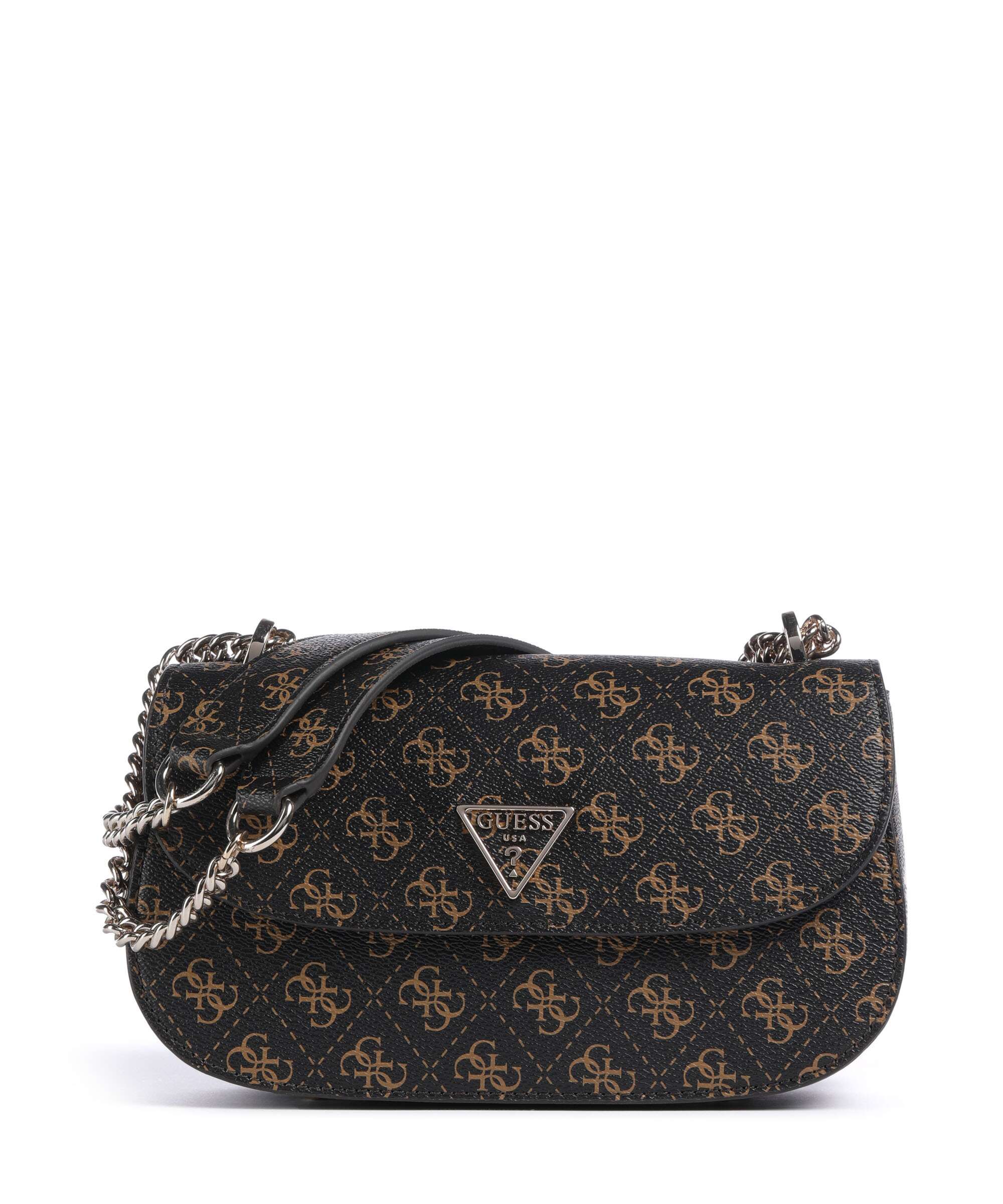 Guess Erica Eco Shoulder bag brown logo