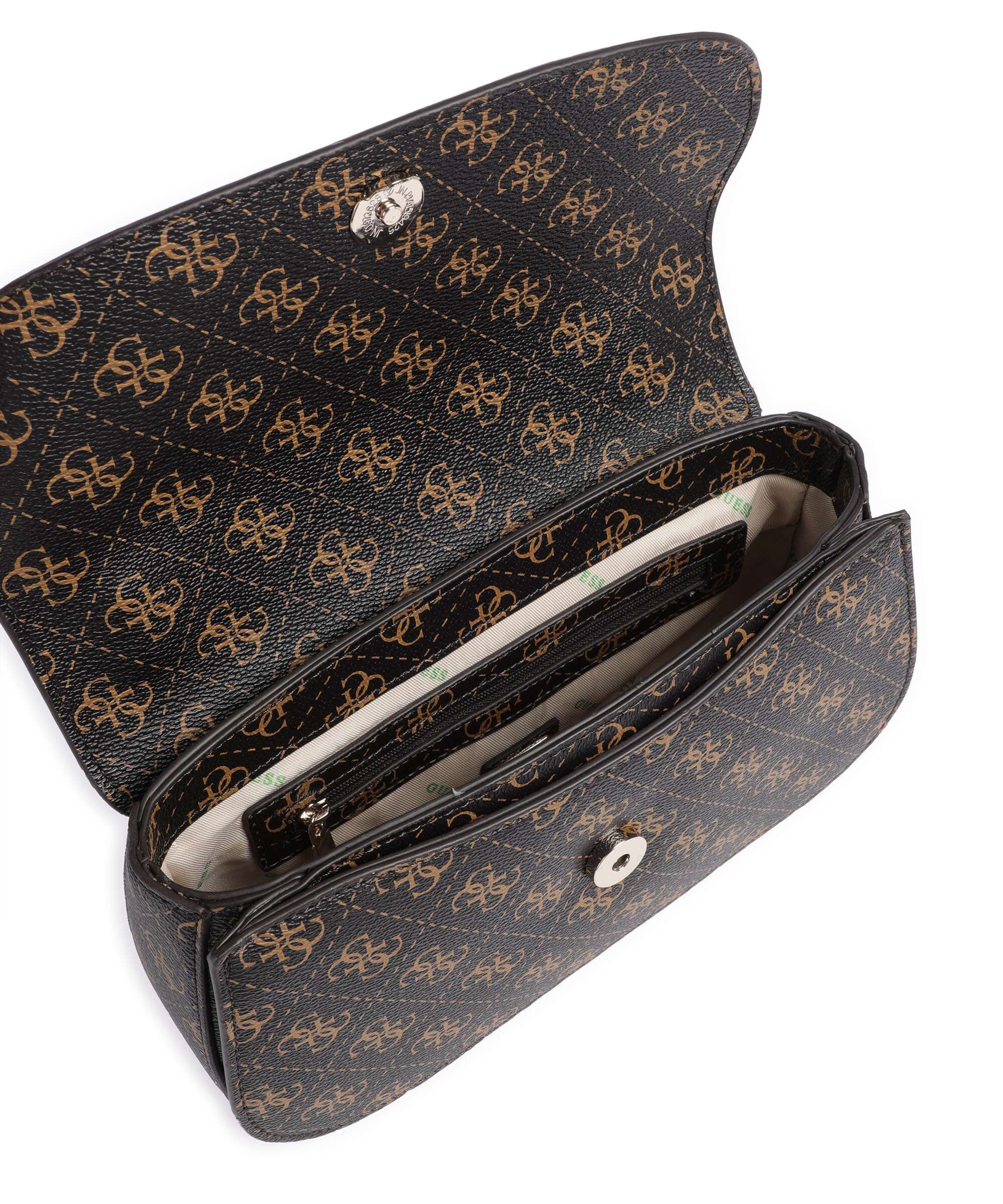 Guess Erica Eco Shoulder bag brown logo - Image 7