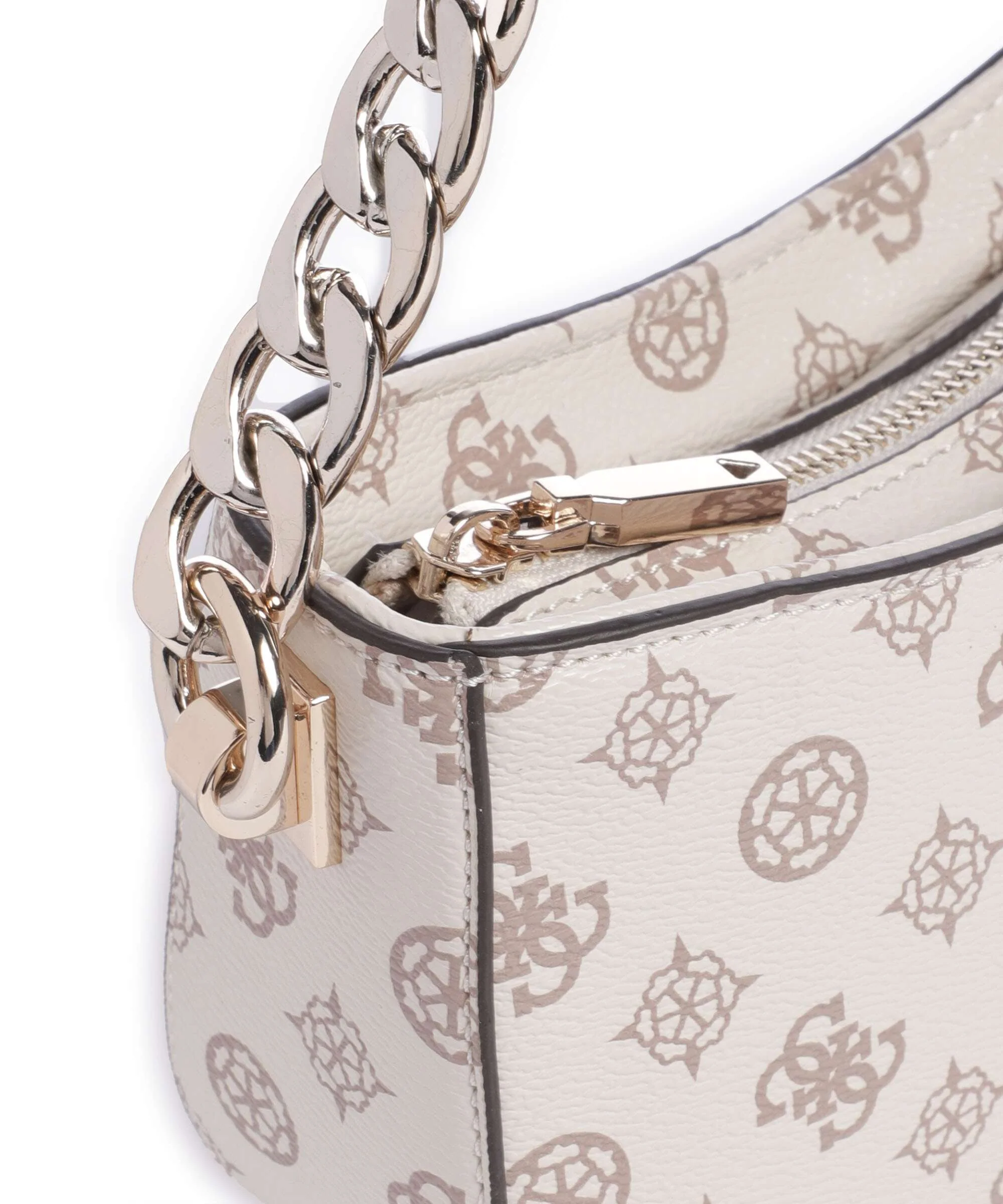 Guess Evelune Shoulder bag cream logo - Image 4