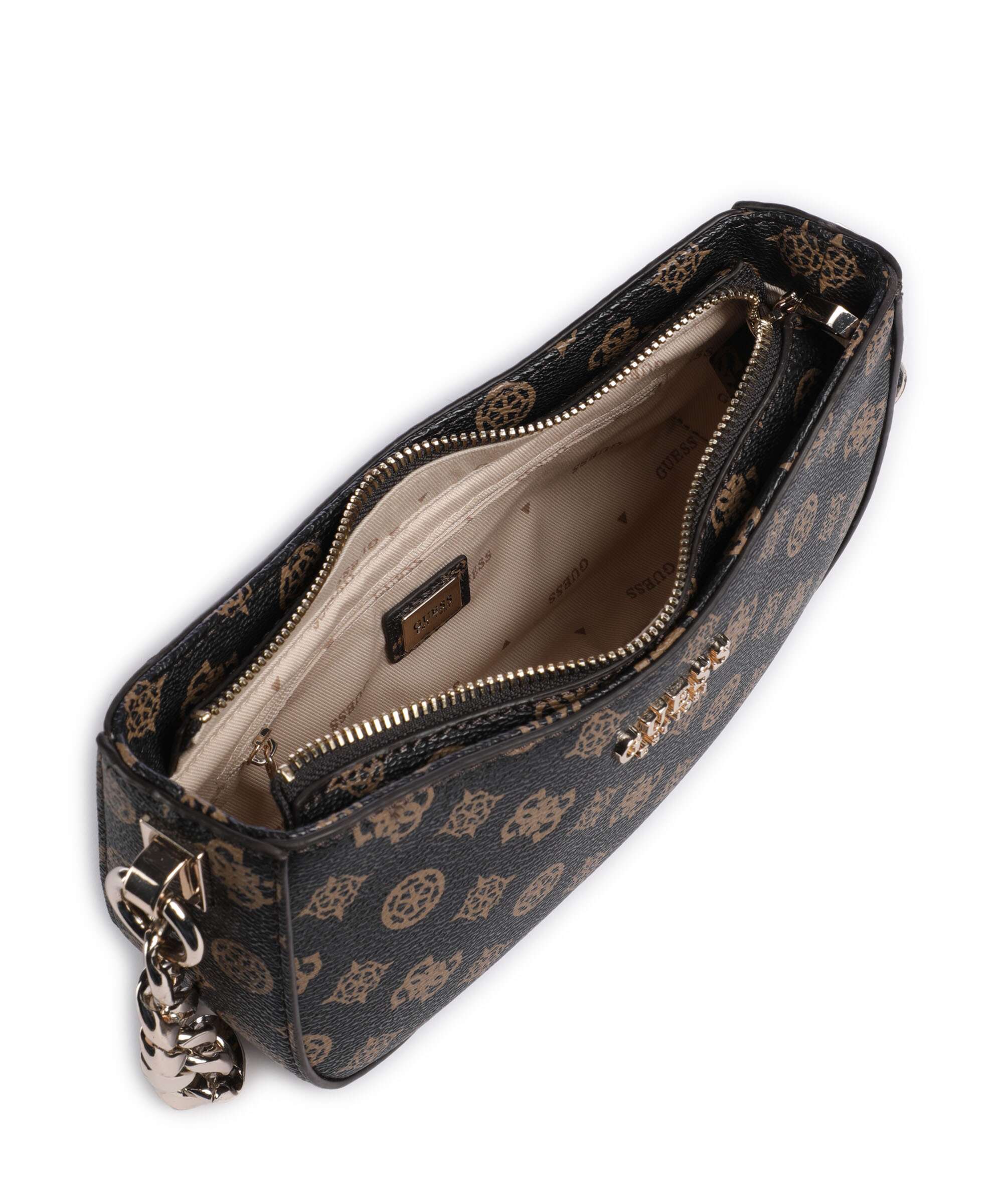 Guess Evelune Shoulder bag mocha logo - Image 6