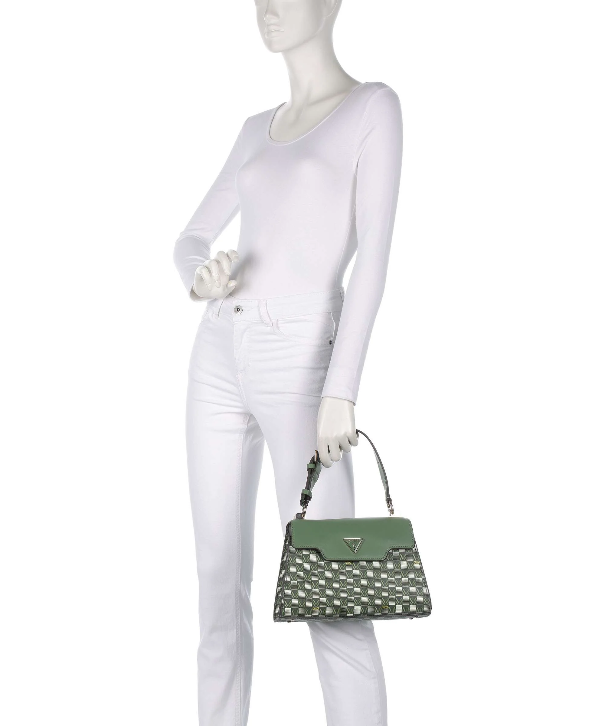 Guess G Wave Handbag green logo - Image 3