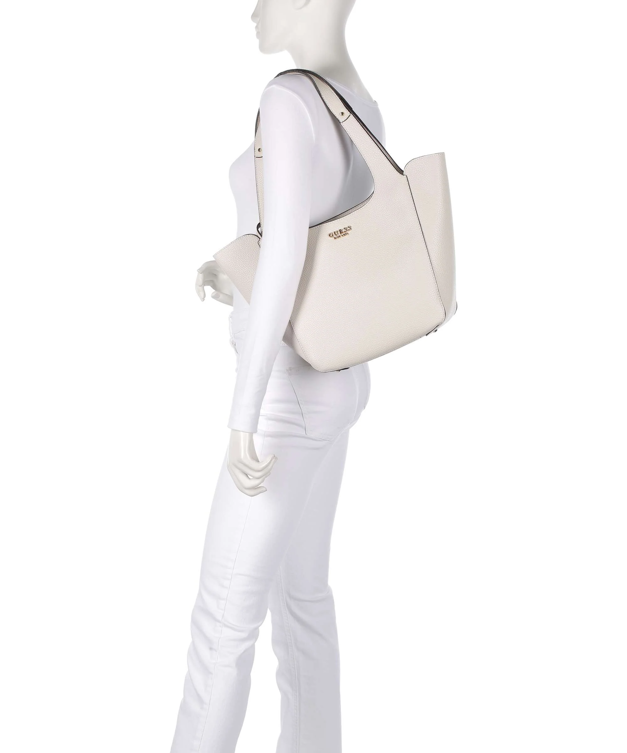 Guess Helina Tote bag bone - Image 3