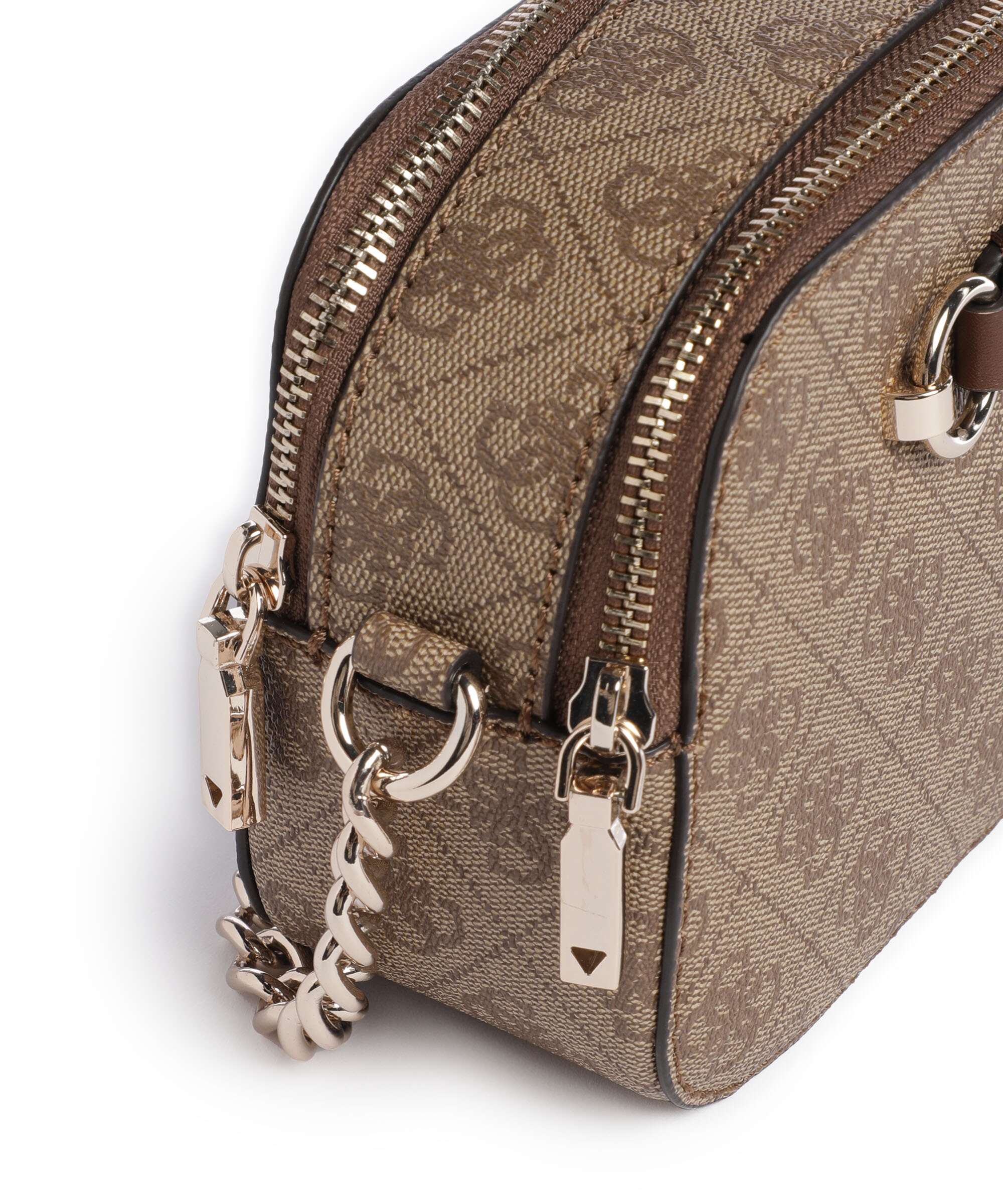 Guess Izzy Crossbody bag latte logo/brown - Image 4