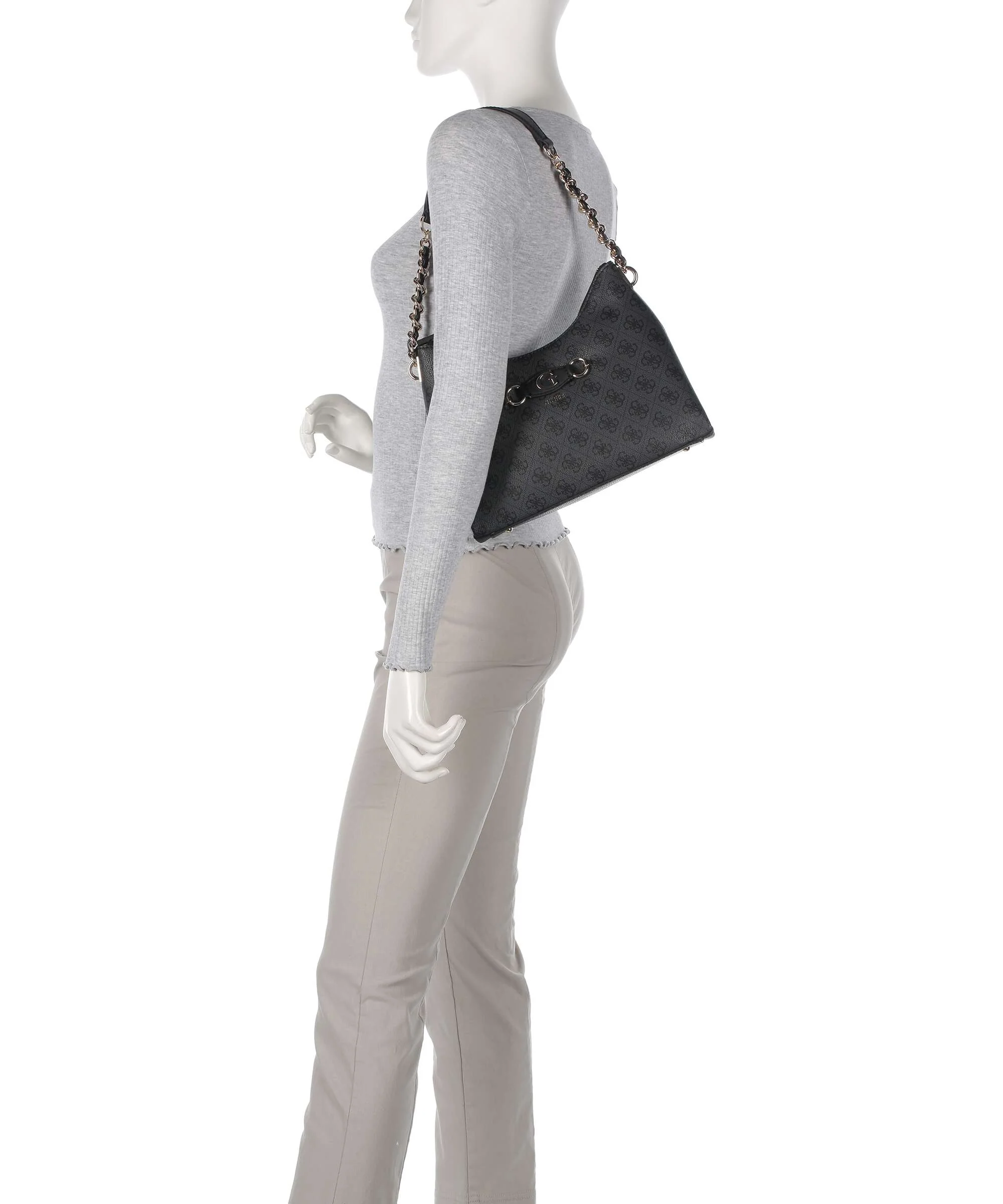 Guess Izzy Shoulder bag coal logo - Image 3