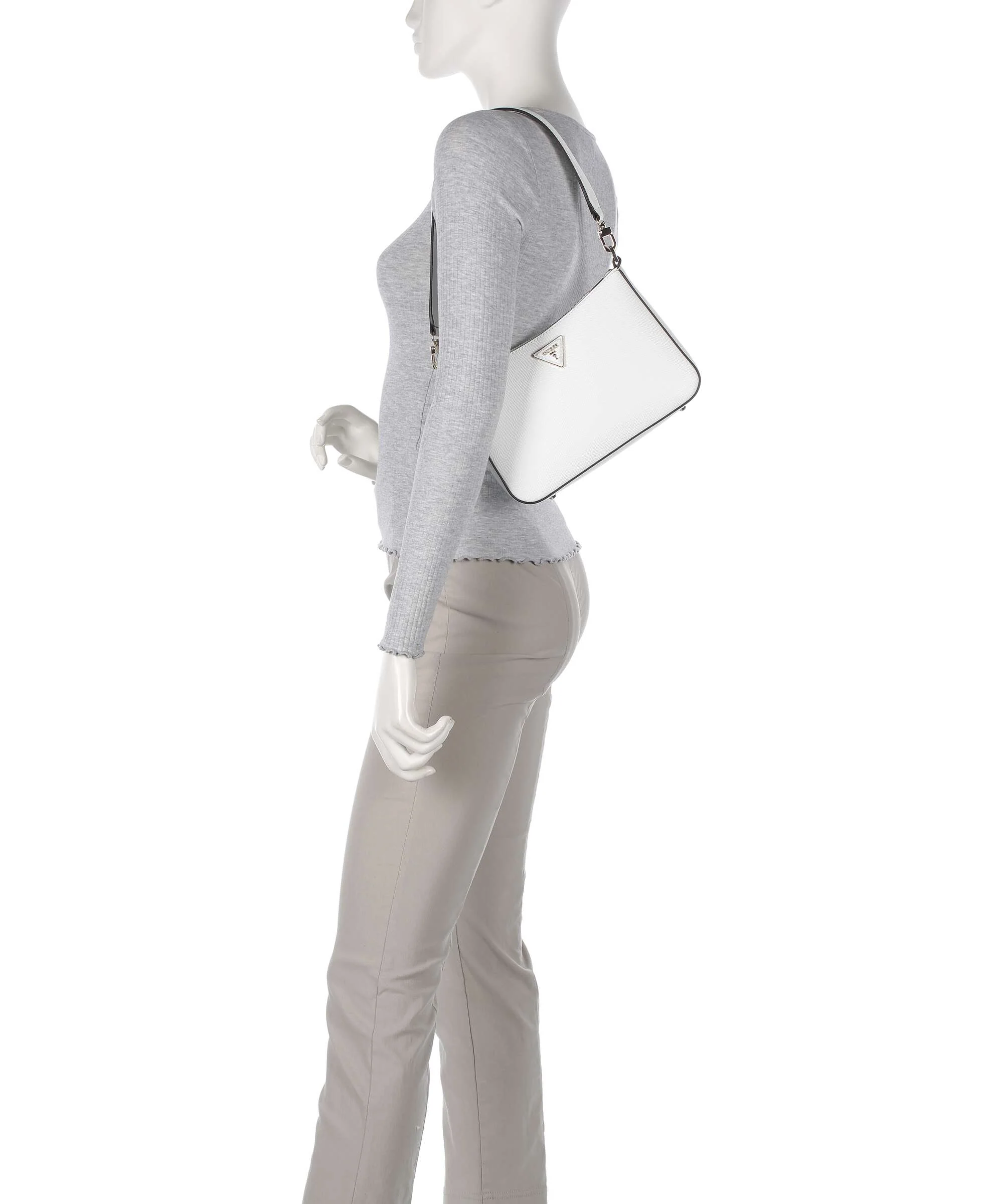 Guess Jazlynn Eco Shoulder bag white - Image 3