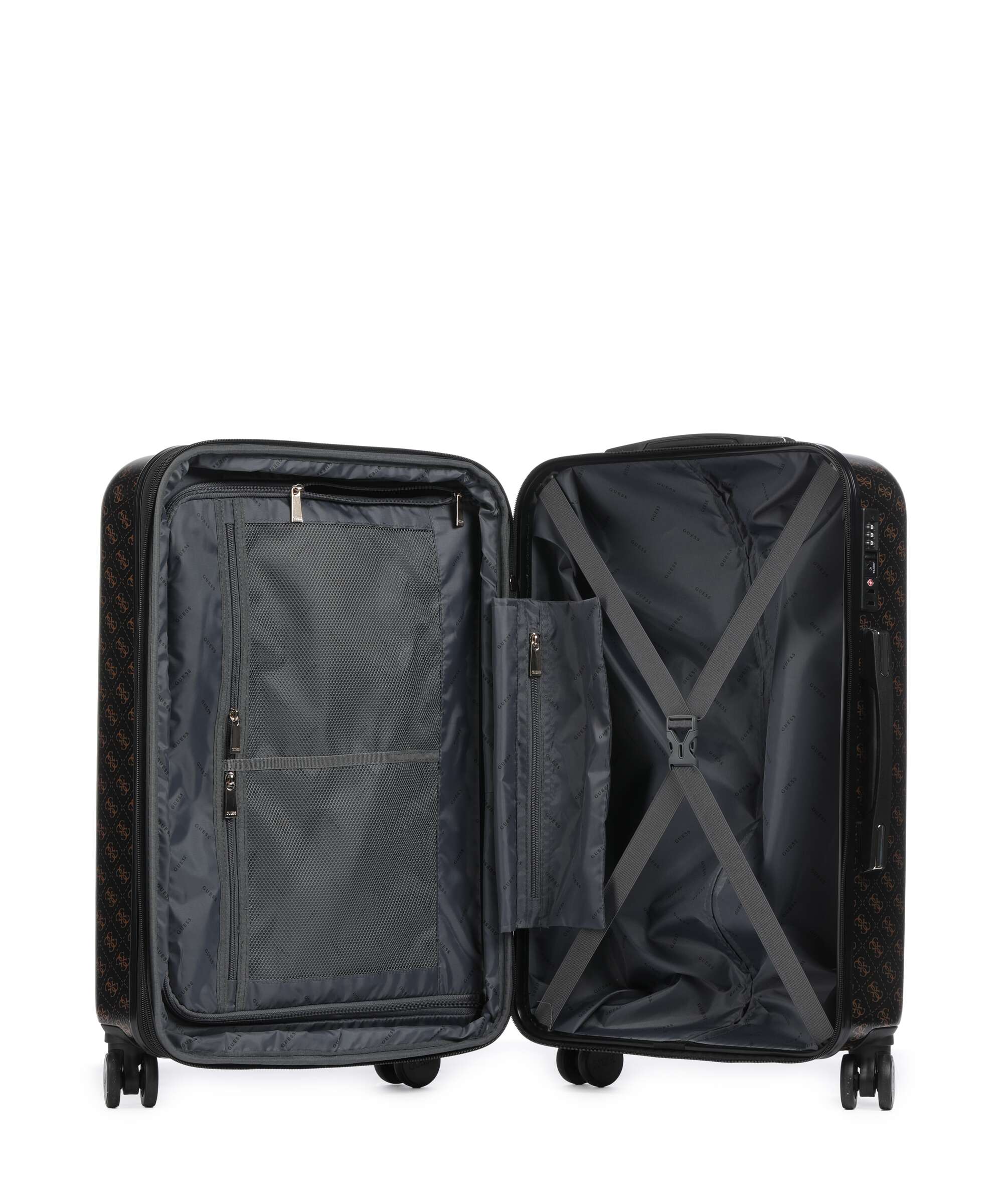 Guess Jesco Spinner (4 wheels) brown - Image 6