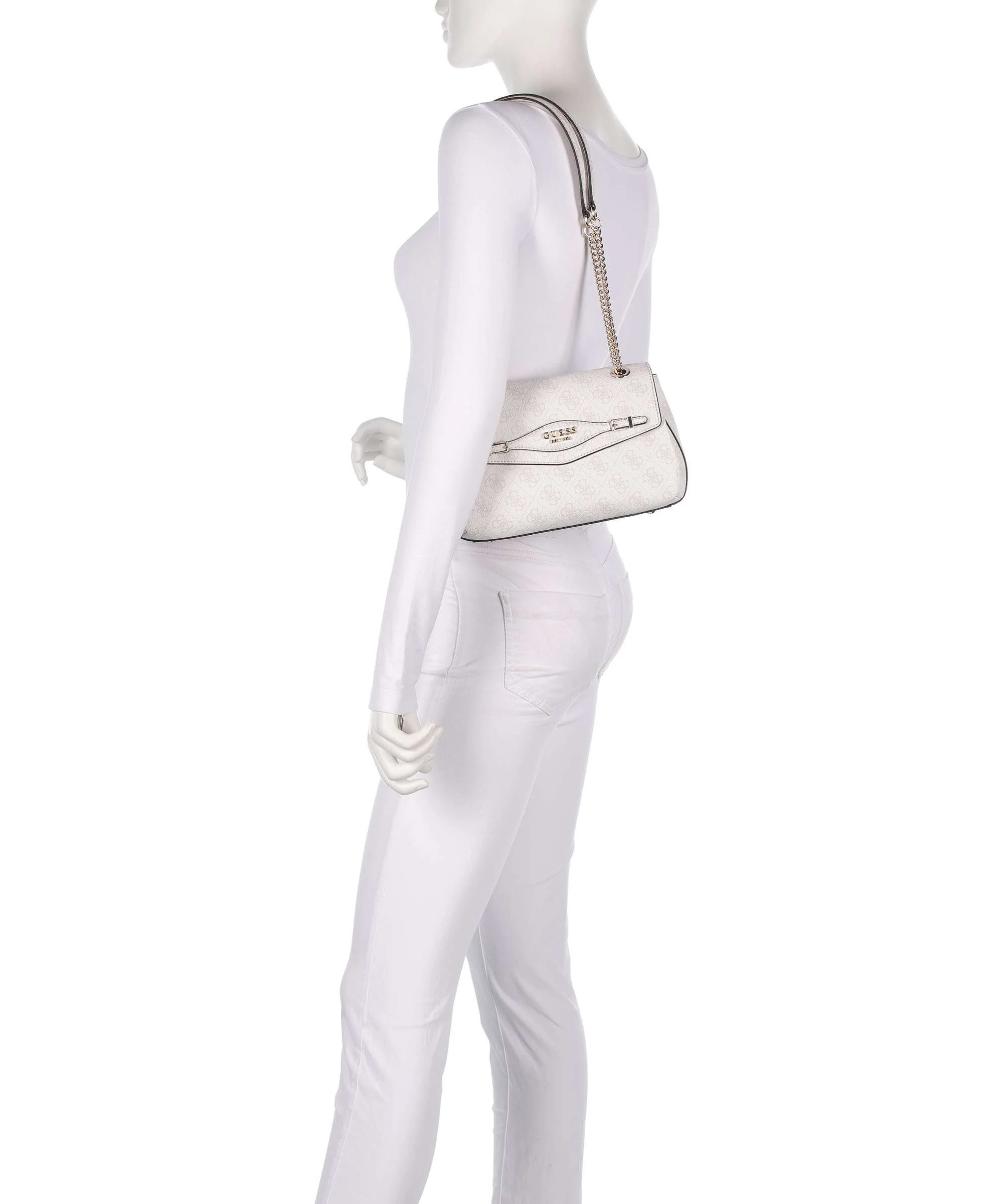 Guess Katya 4G Logo Shoulder bag white logo - Image 3