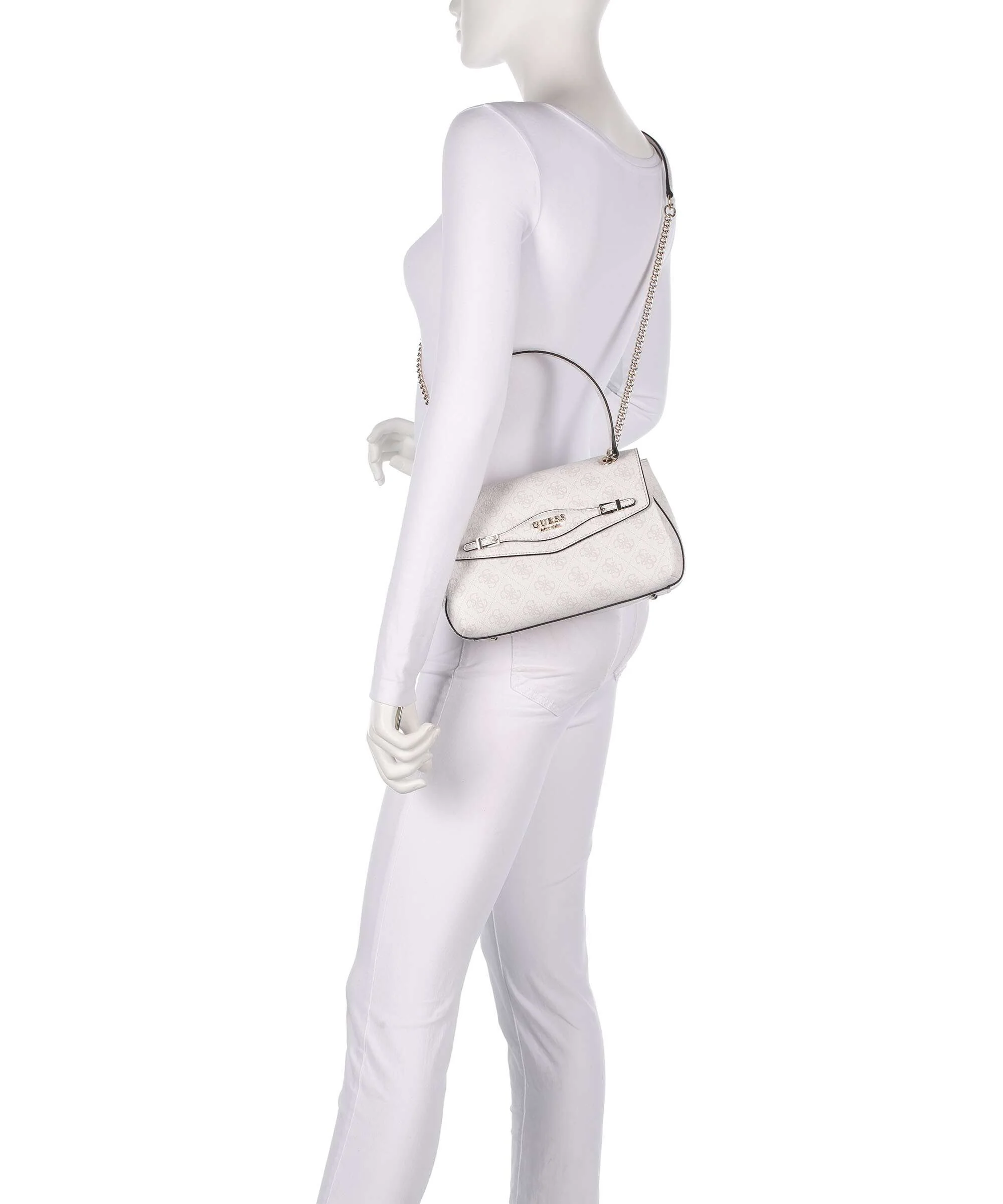 Guess Katya 4G Logo Shoulder bag white logo - Image 4