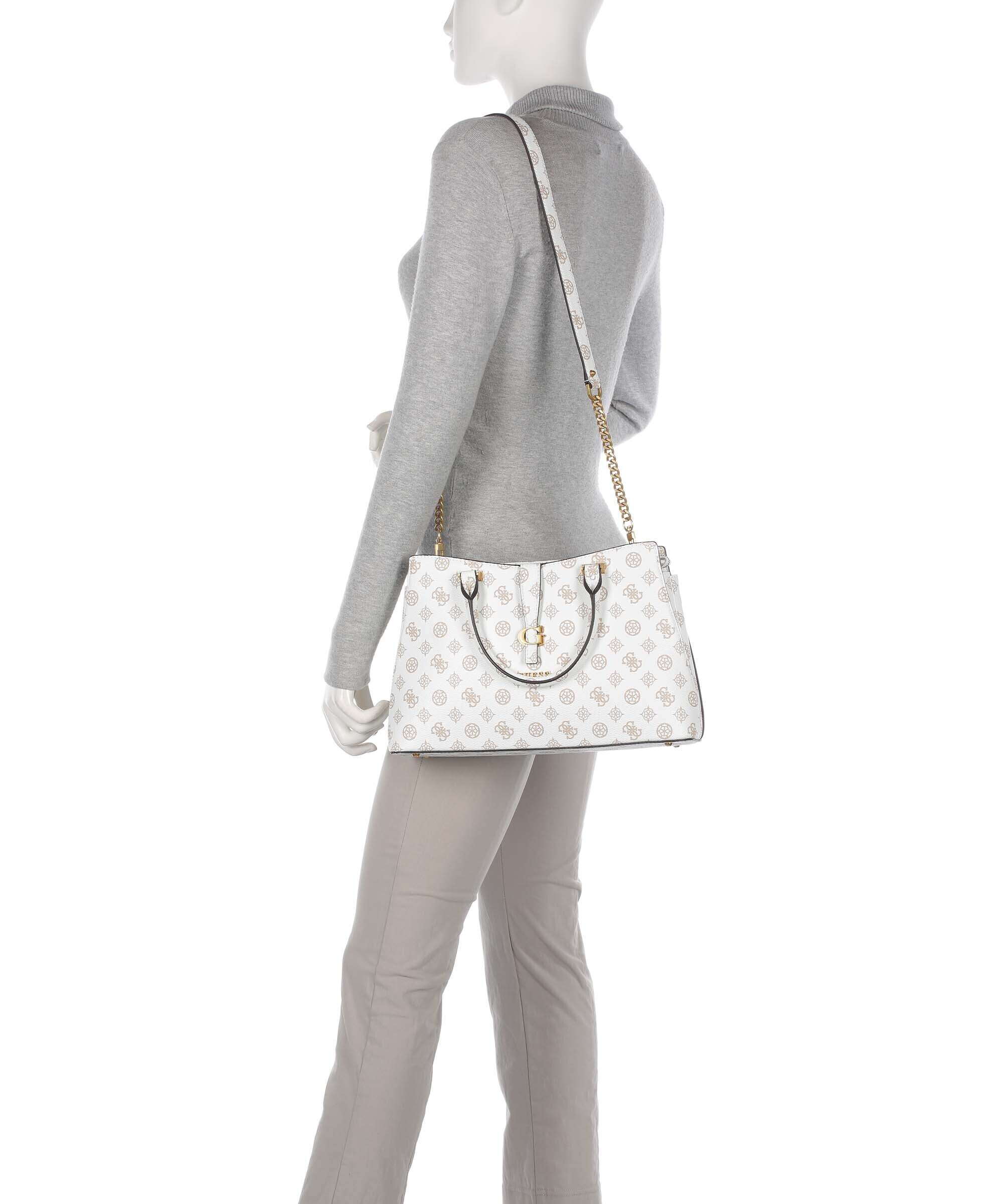 Guess Kuba Handbag white logo - Image 4